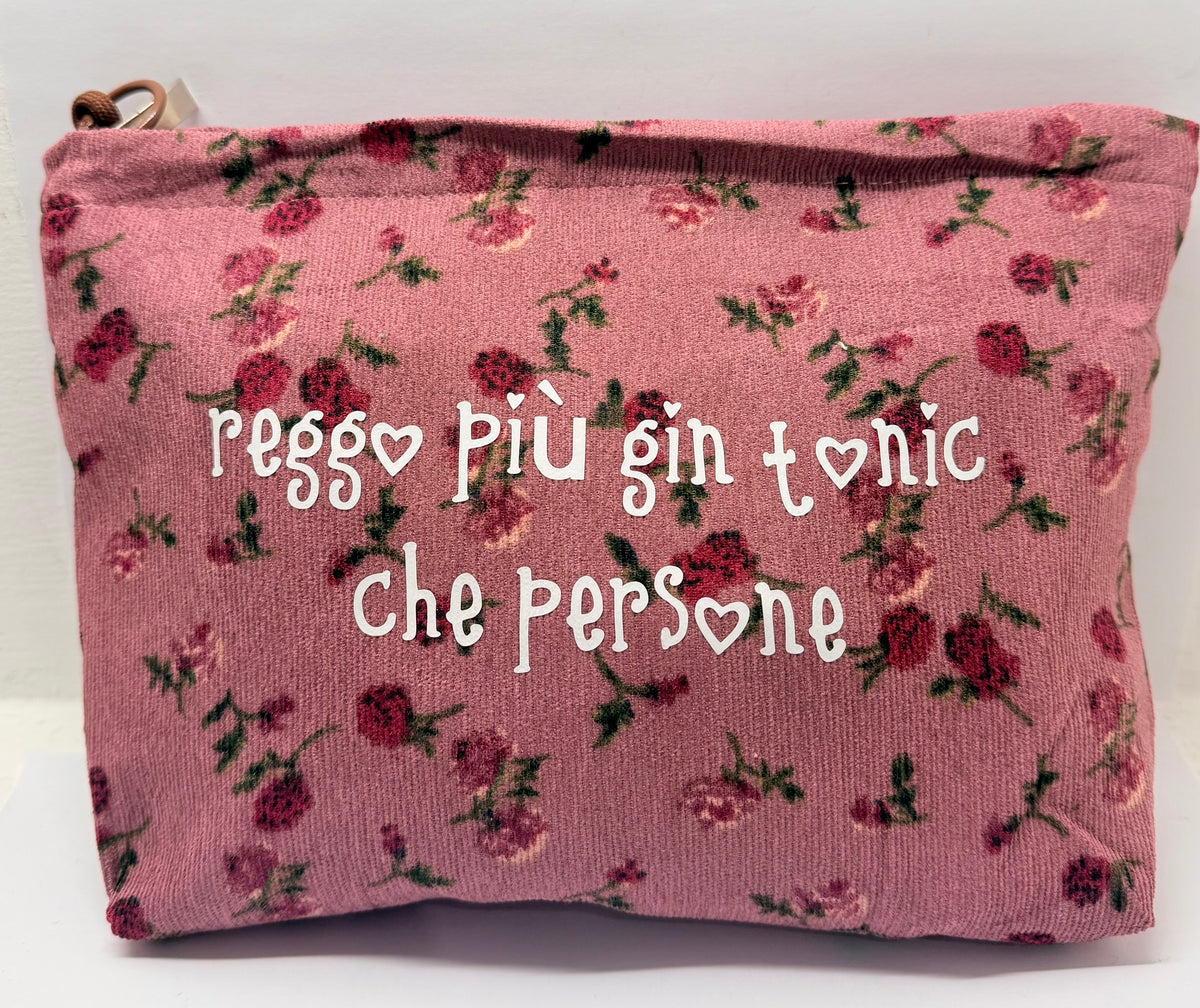 Le #similarMOOD " reggo più gin tonic" velluto fucsia