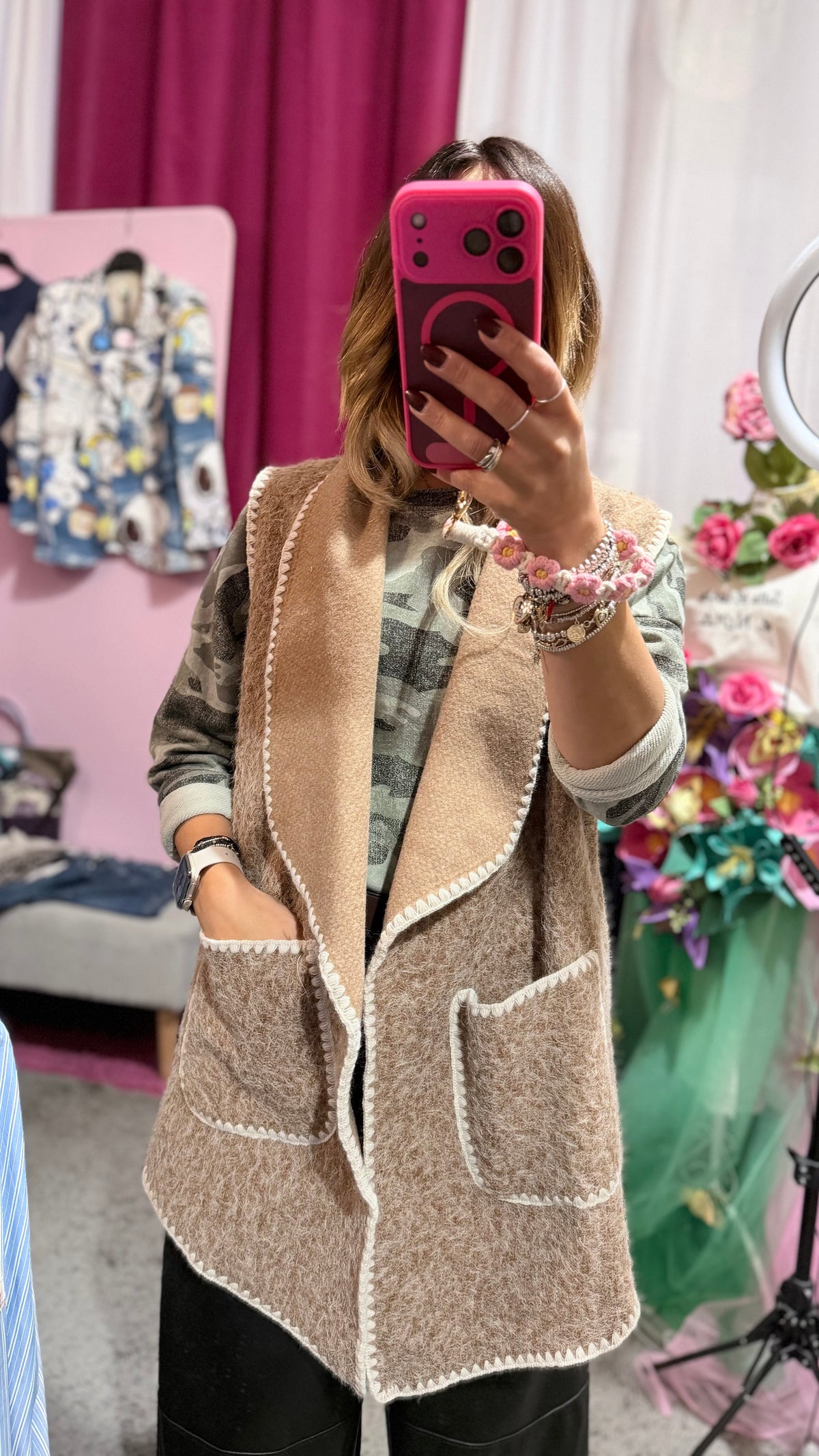 Gilet beige