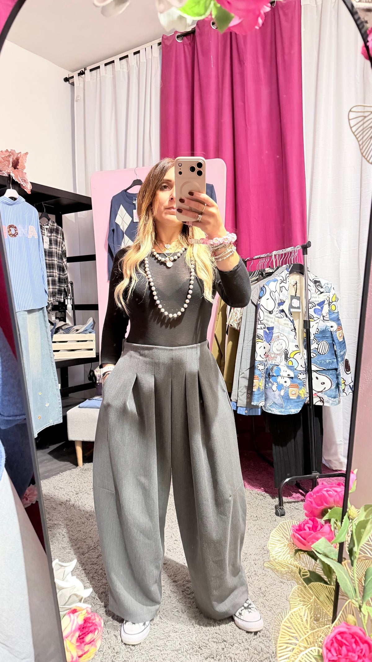 Pantalone sartoriale grigio