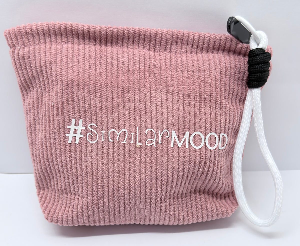 Le #similarMOOD mini " potrei sbagliarmi" velluto rosa