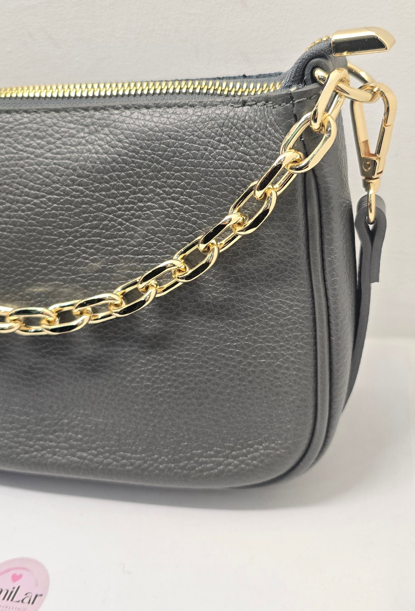 Borsa Lunetta grigio fumo