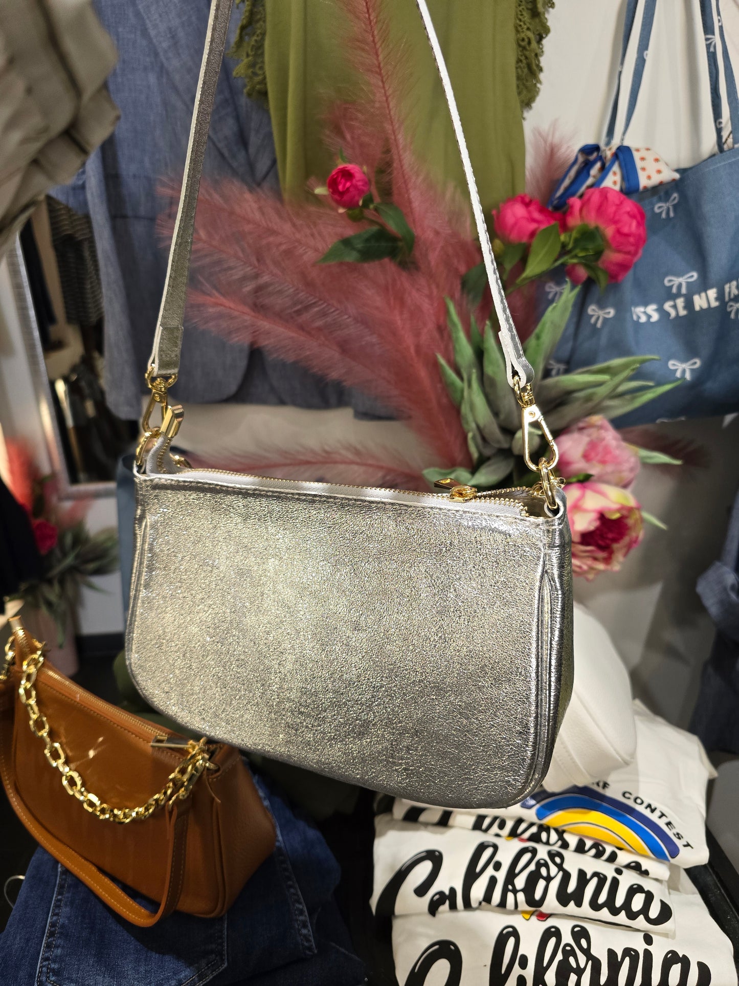 Borsa Lunetta Silver