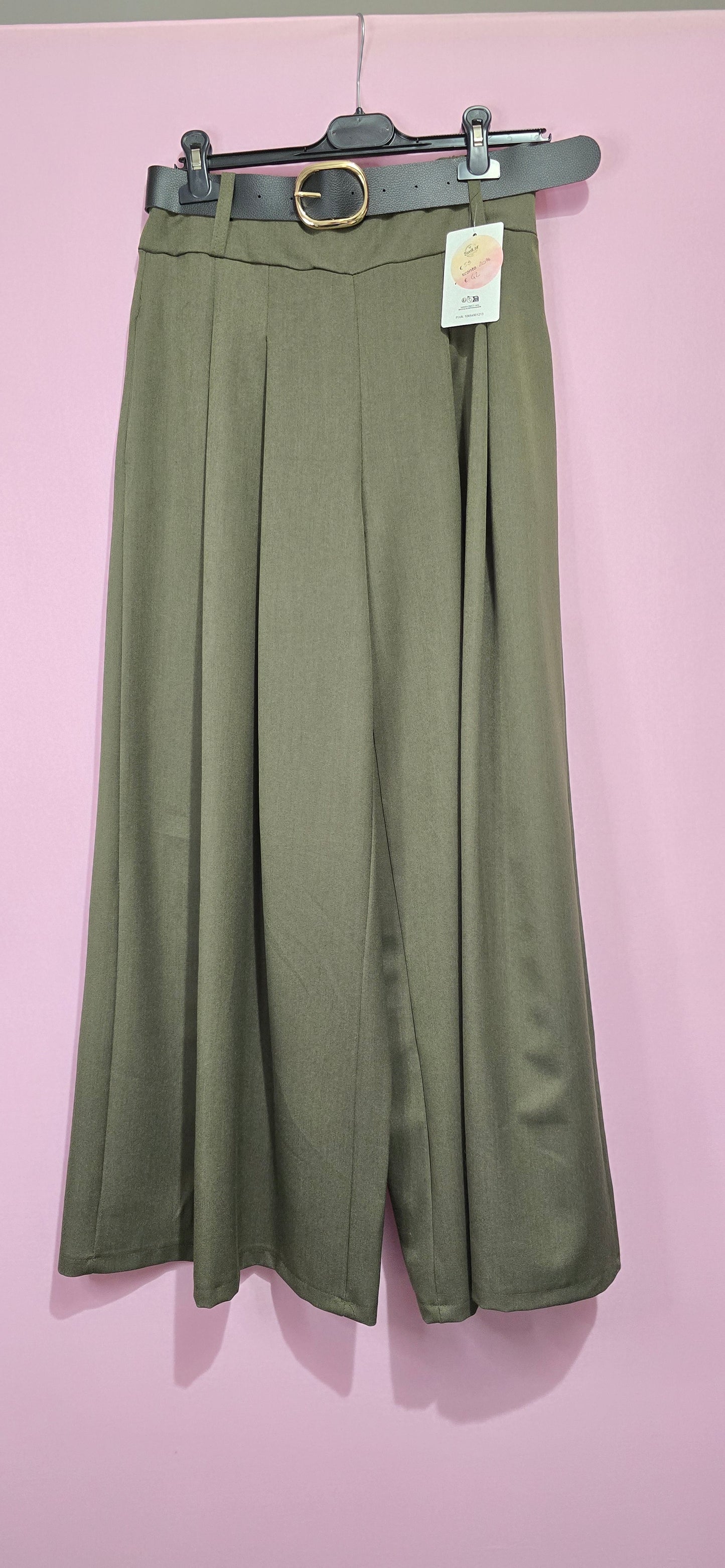 Pantalone palazzo verde