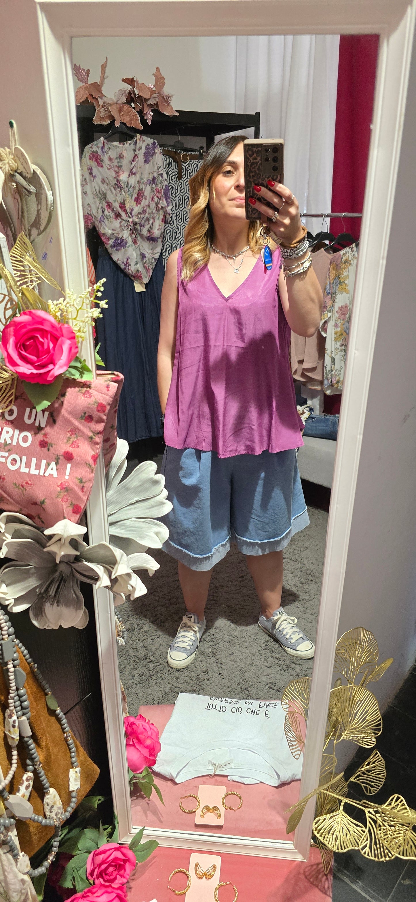 Blusa viola