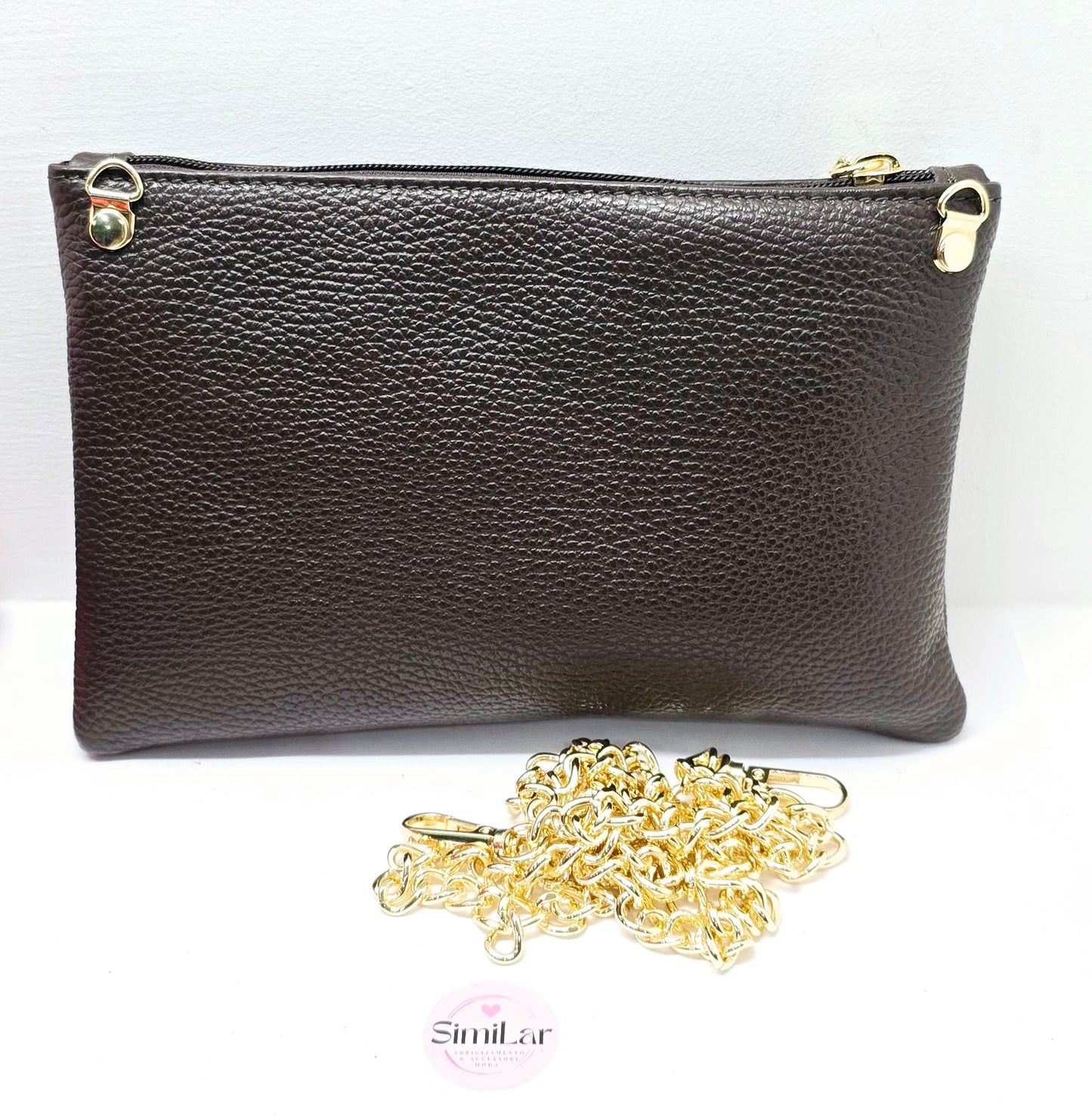 Bustina pelle Sofy moro