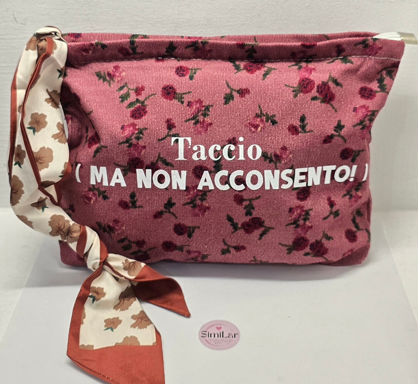 Le #similarMOOD " taccio " velluto fiori rosa