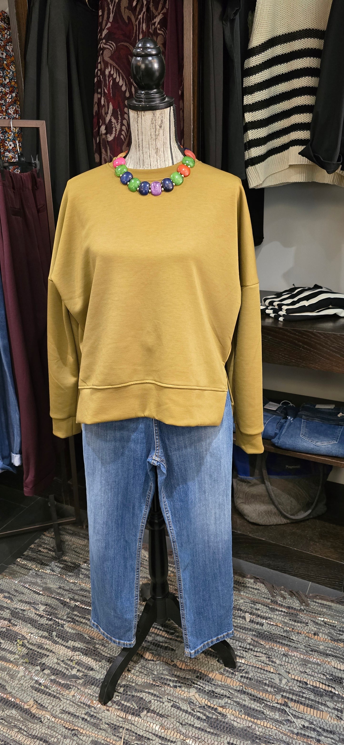 Felpa neoprene verde