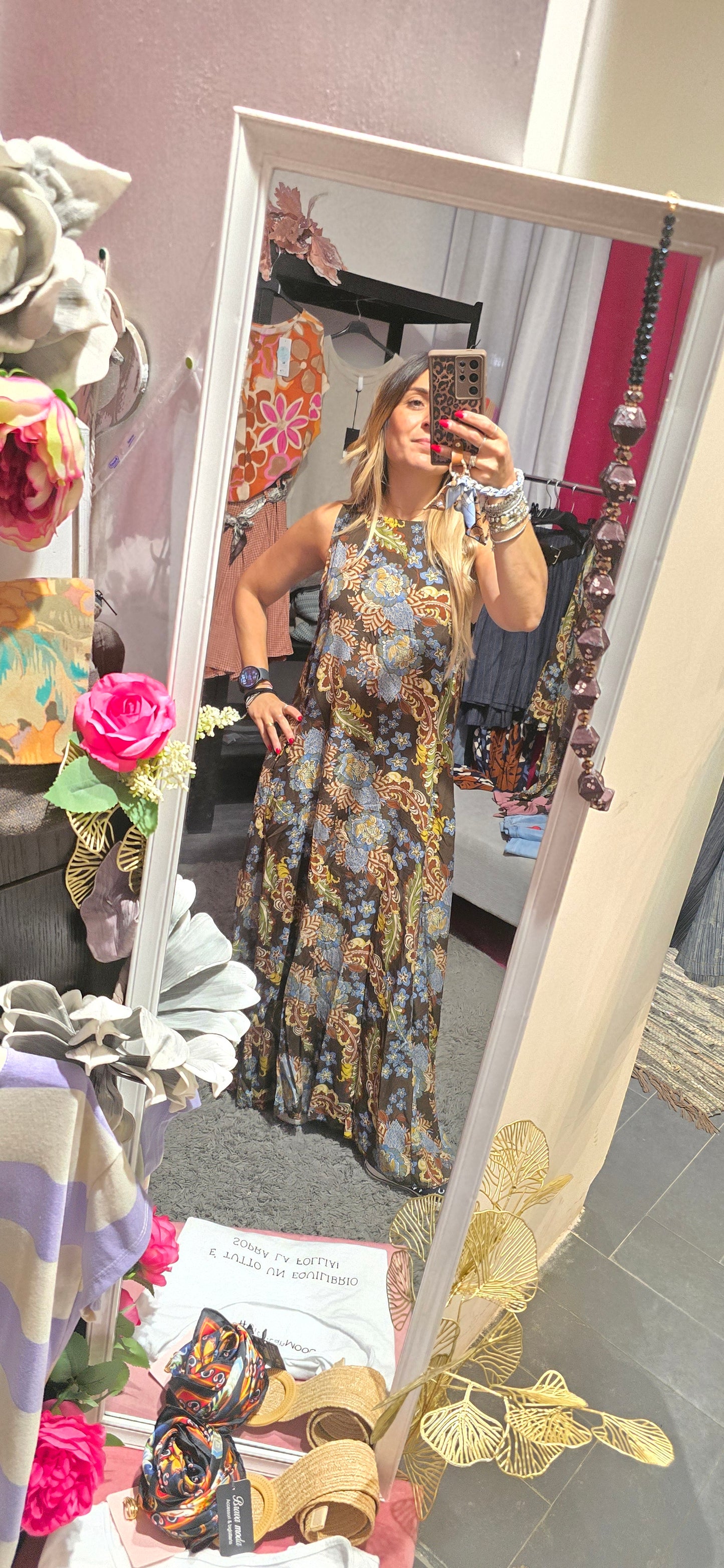 Vestito fantasia cashemere