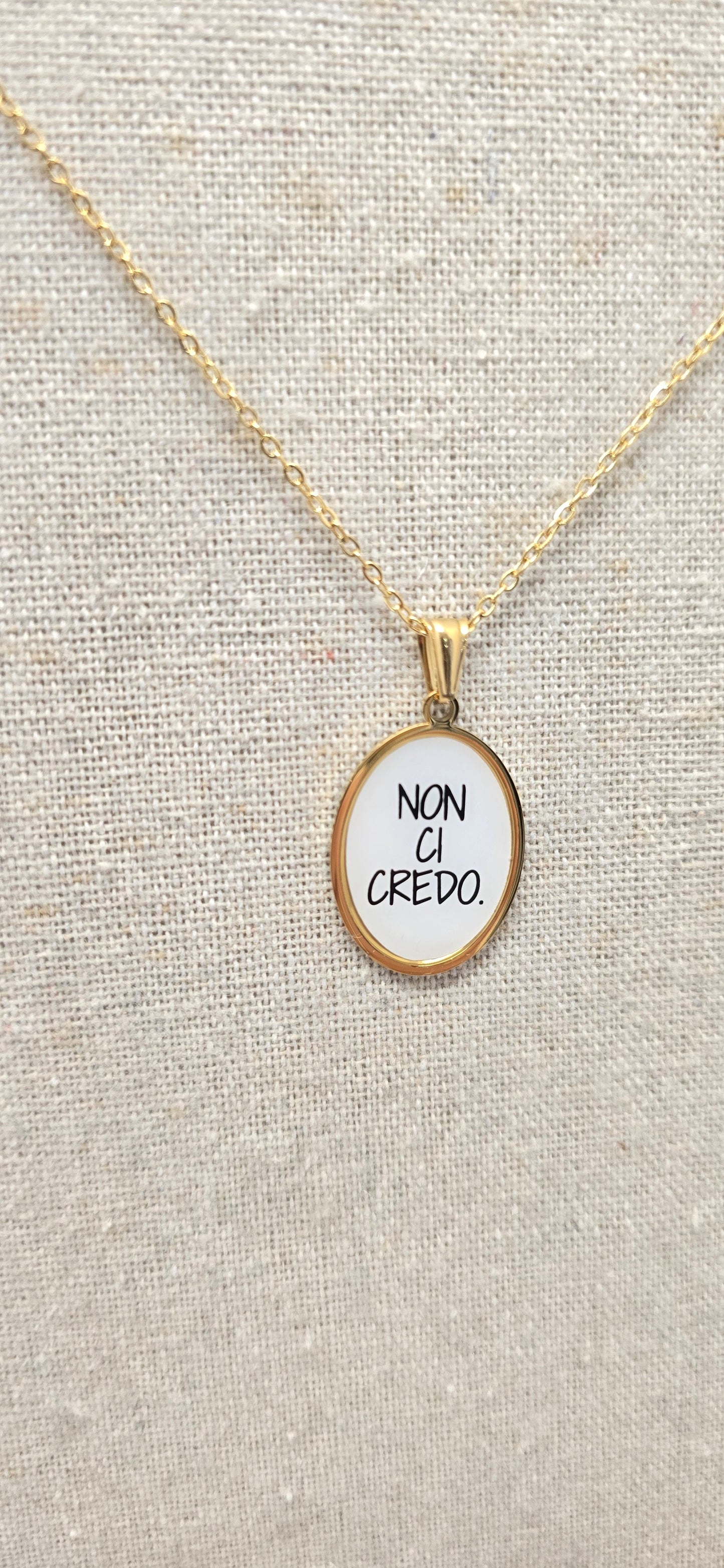 Collana " MOOD" NON CI CREDO