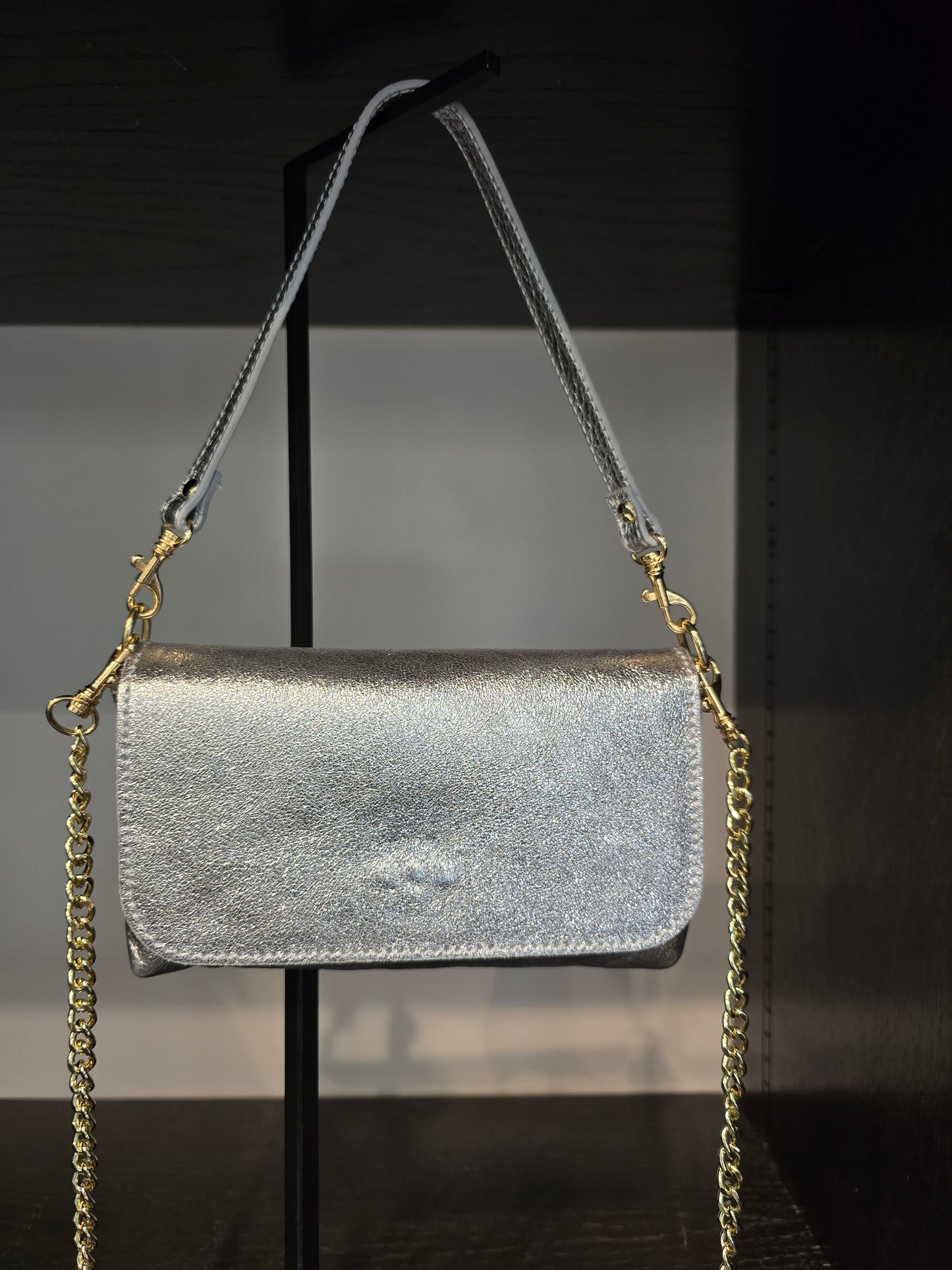 Mini bag silver