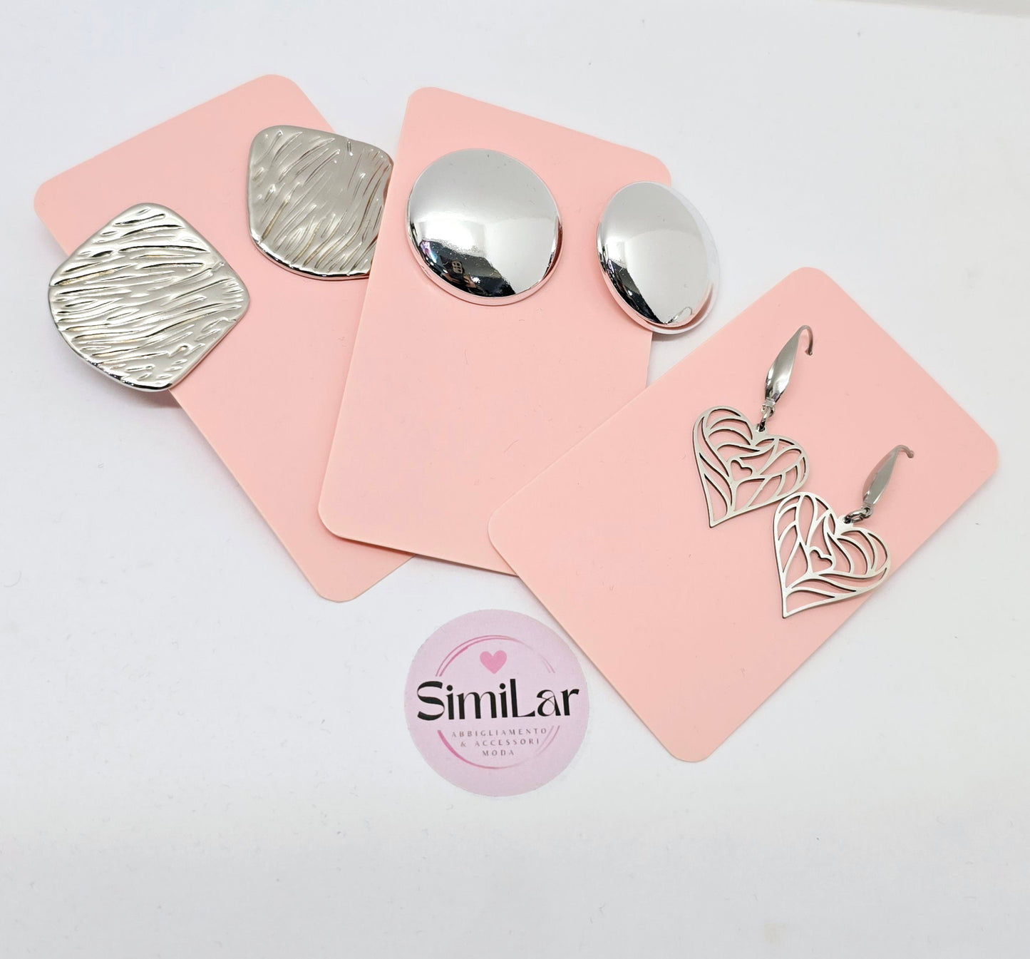 Orecchino rombo silver