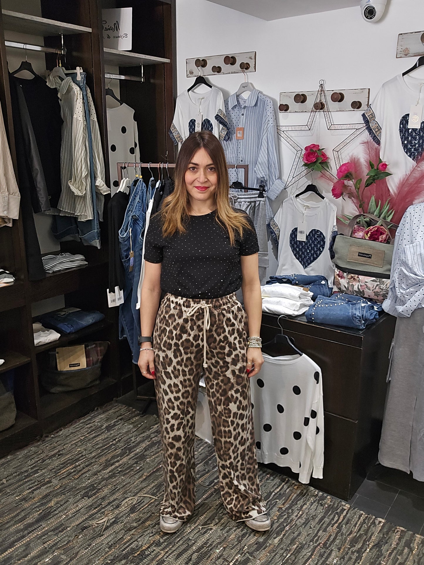 Pantapalazzo Jersey animalier