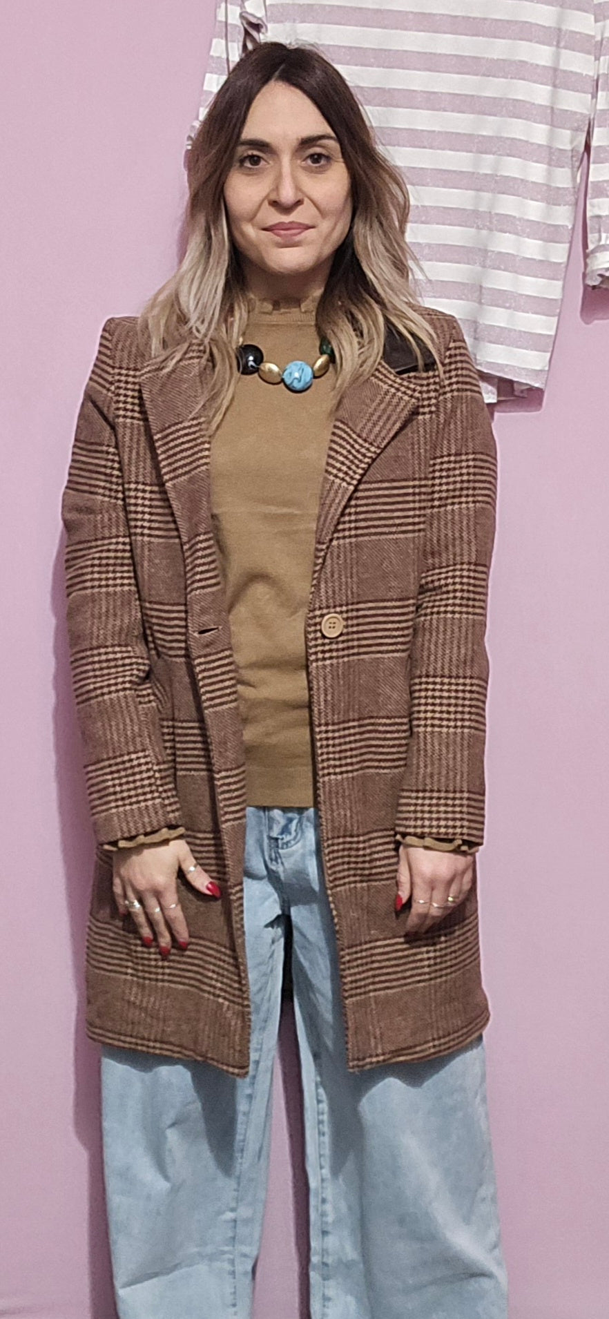 Cappottino moro quadri