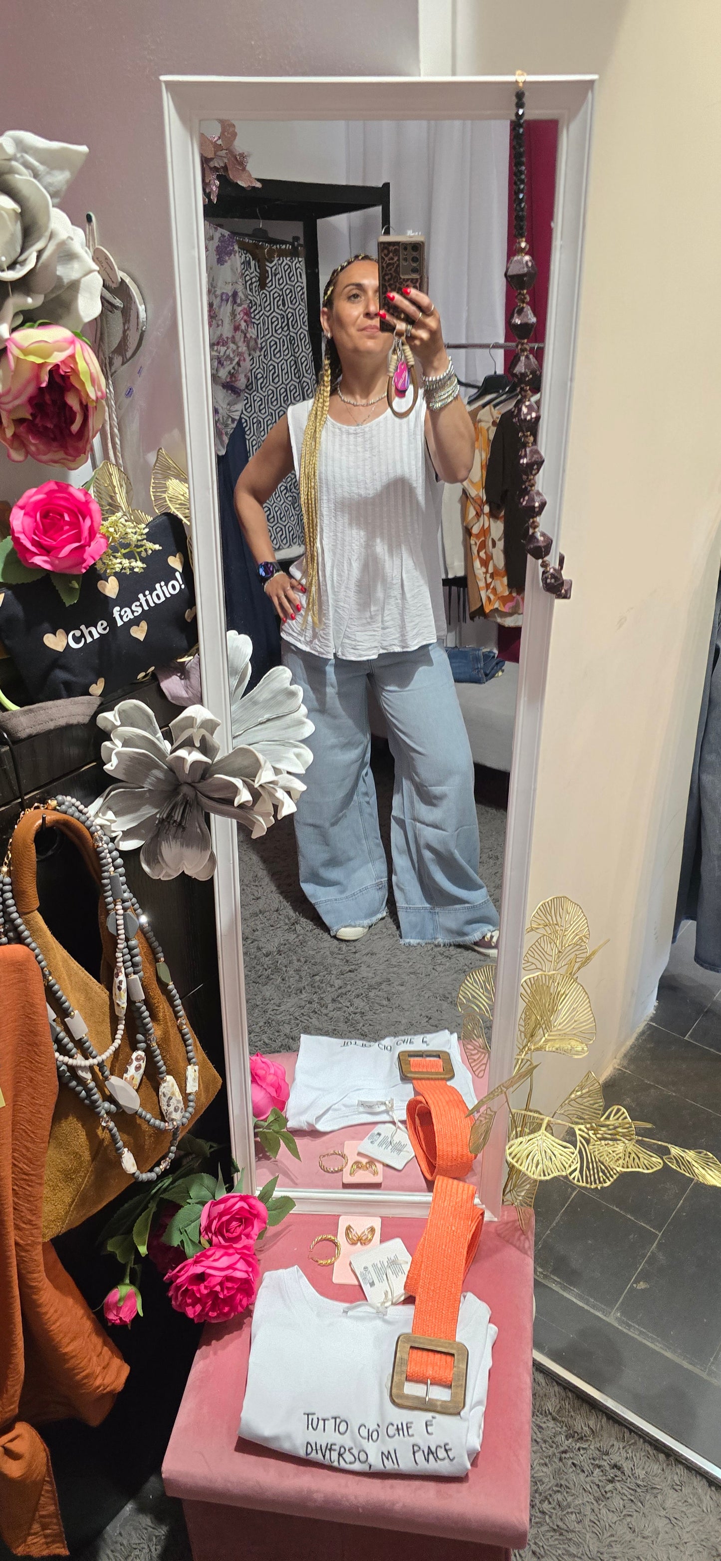 Blusa viscosa plisse'