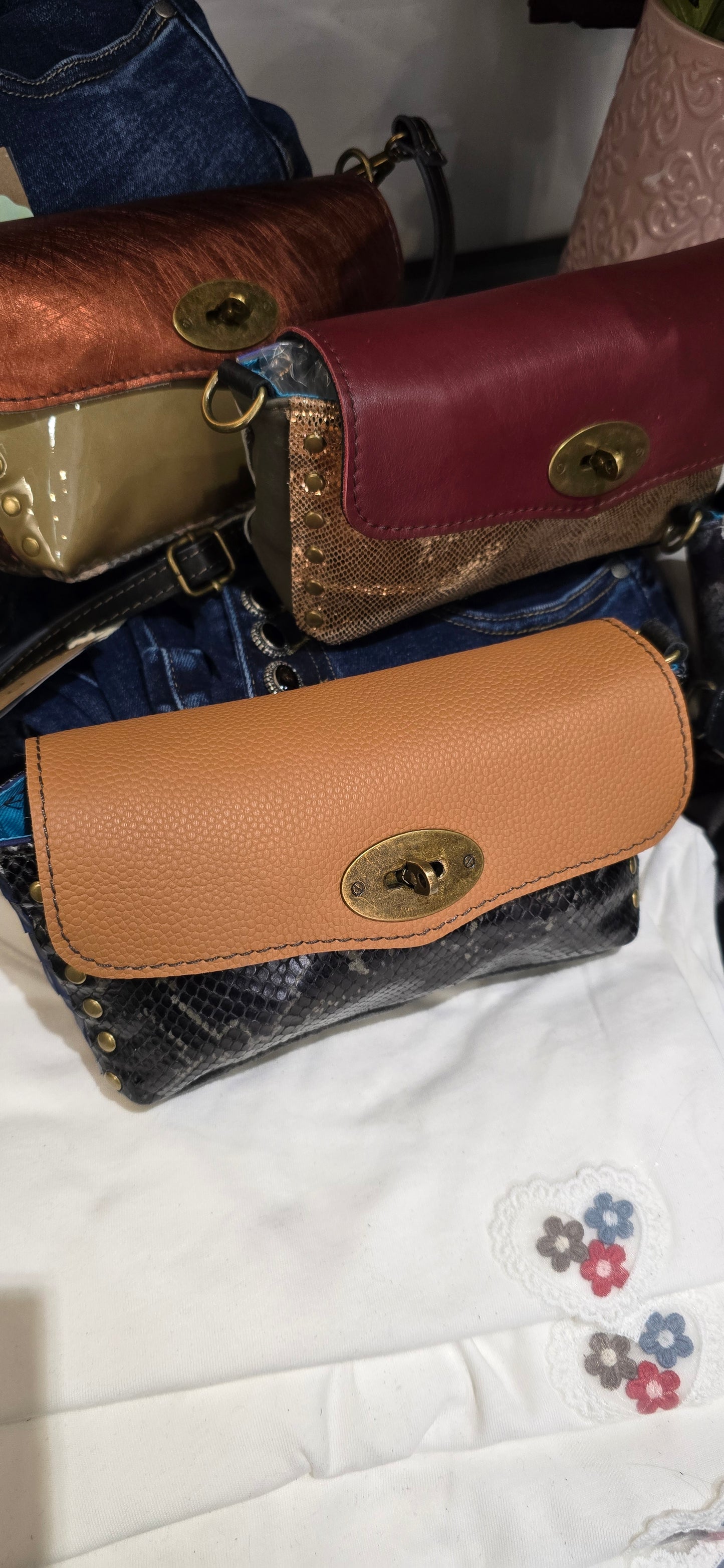 Borsa skin cuoio