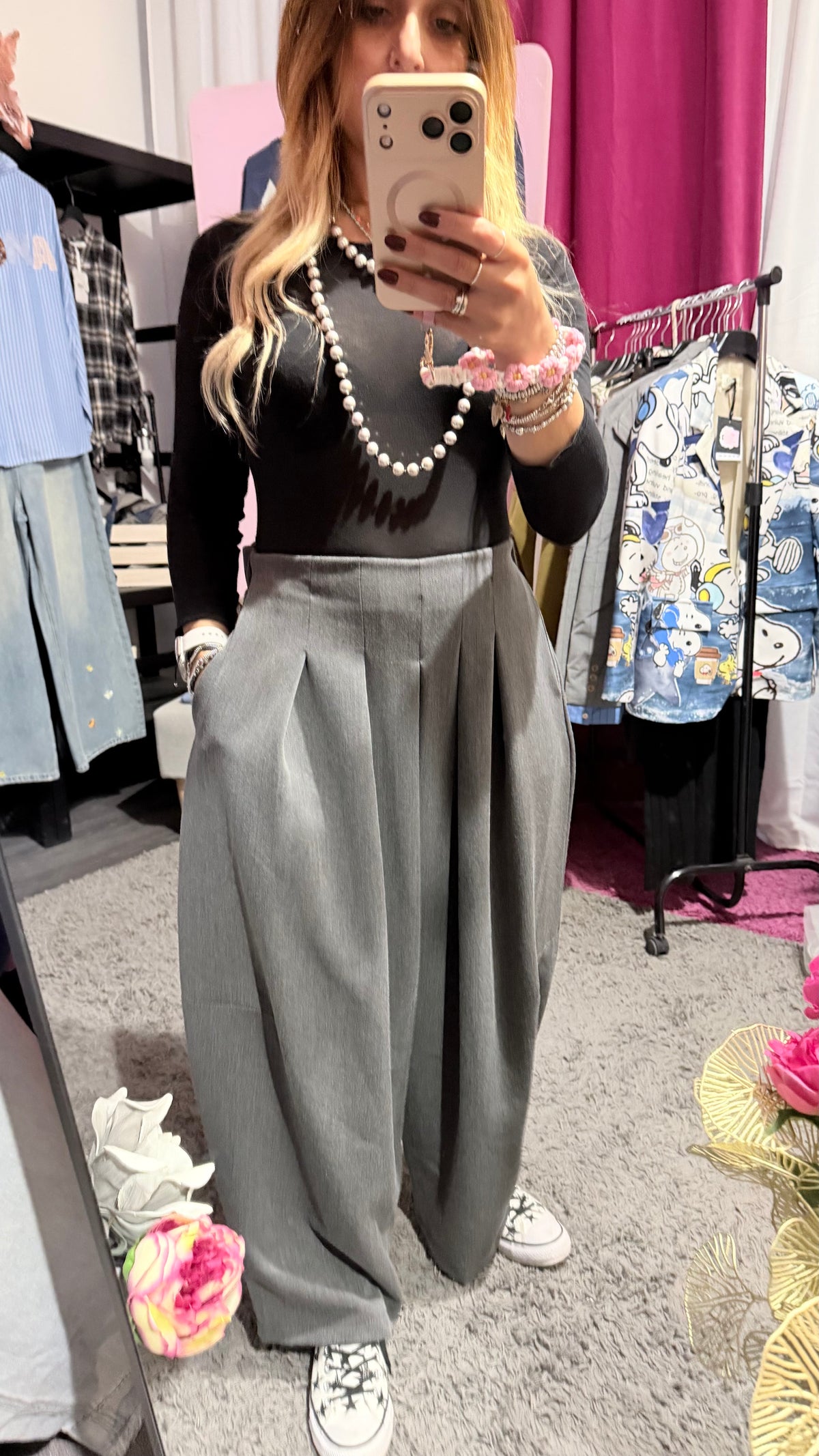 Pantalone sartoriale grigio