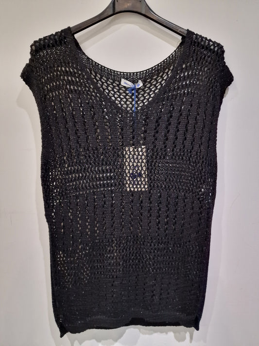 Gilet maglia nero