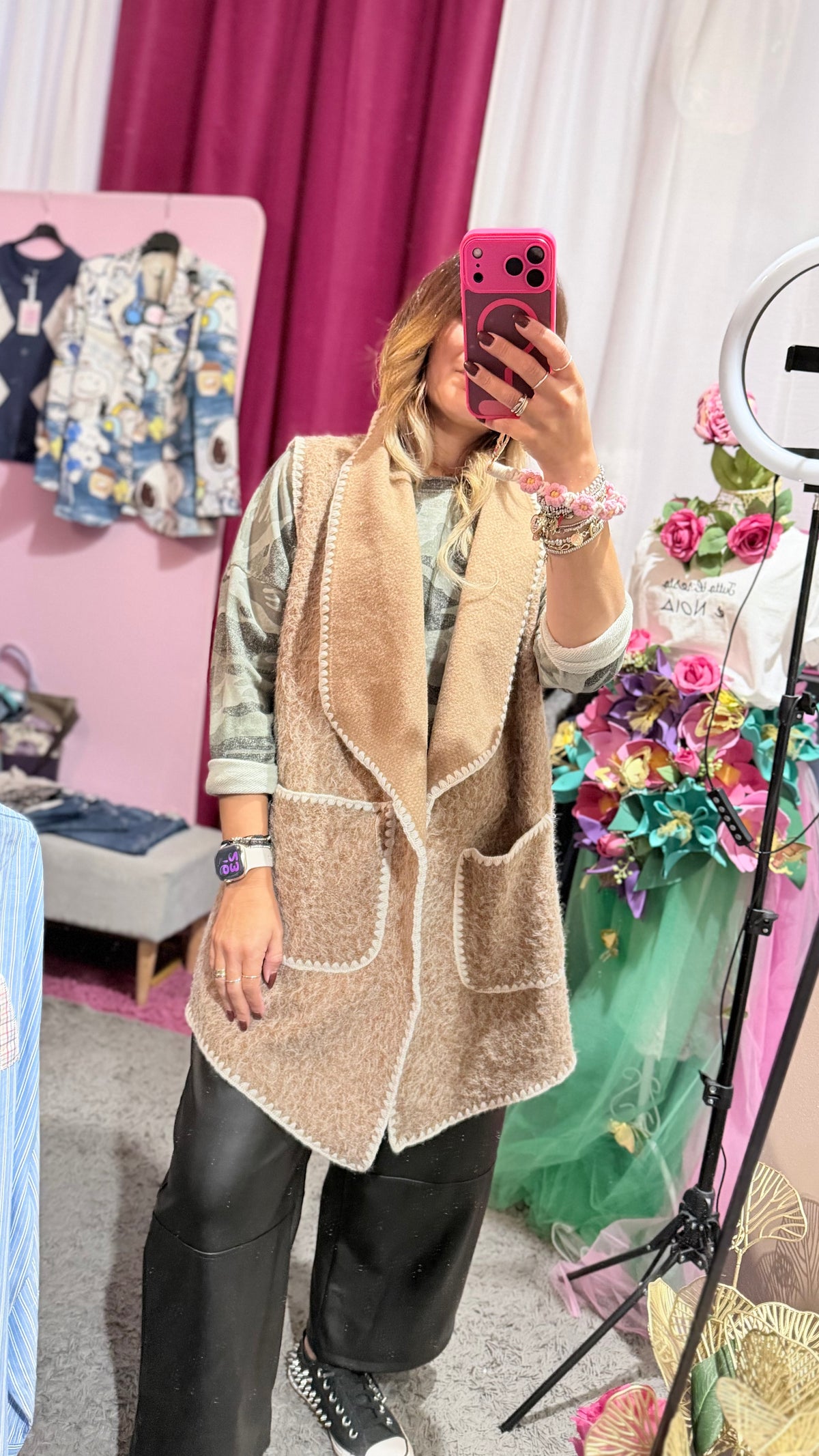 Gilet beige