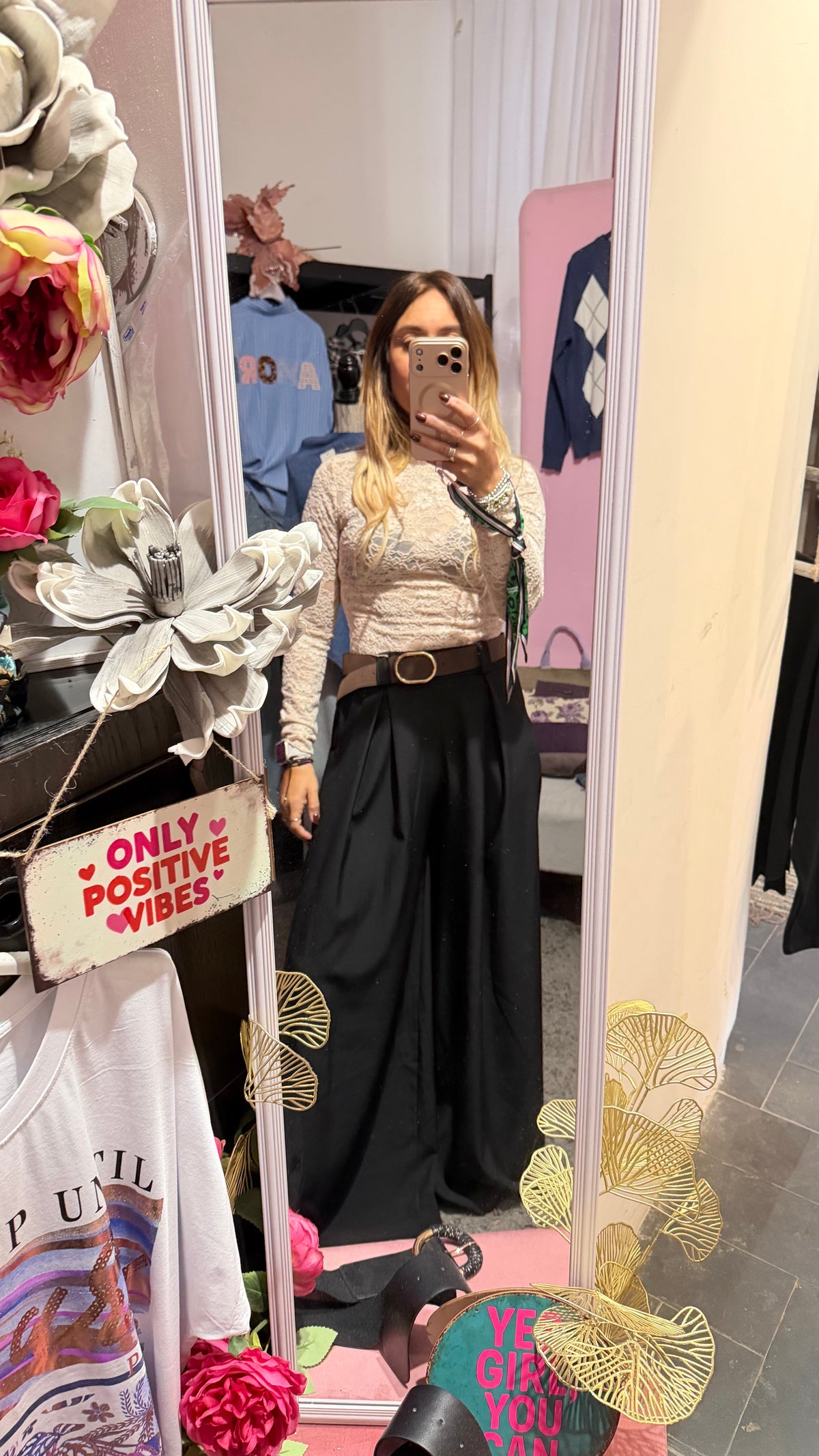 Pantalone palazzo nero