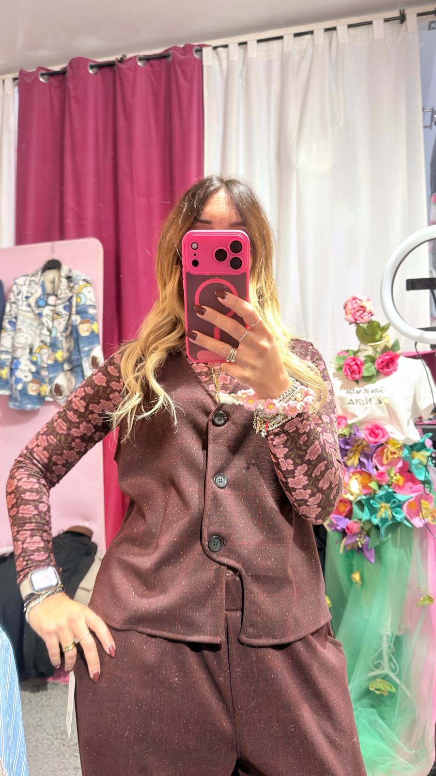Gilet bordeaux
