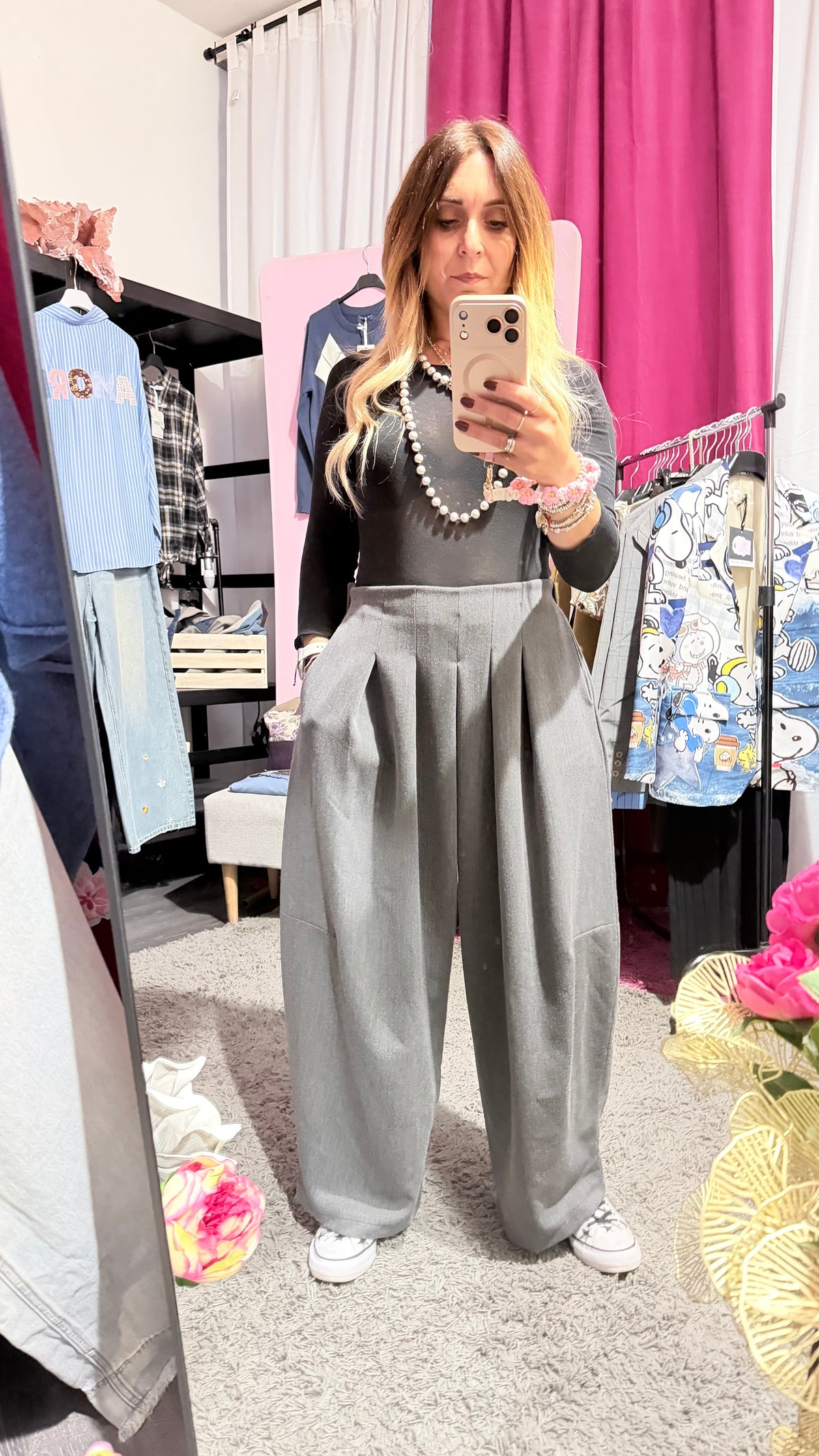 Pantalone sartoriale grigio
