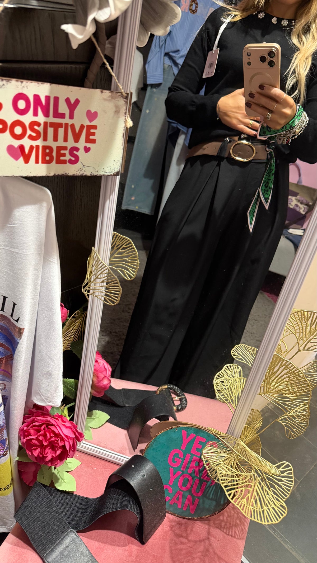 Pantalone palazzo nero