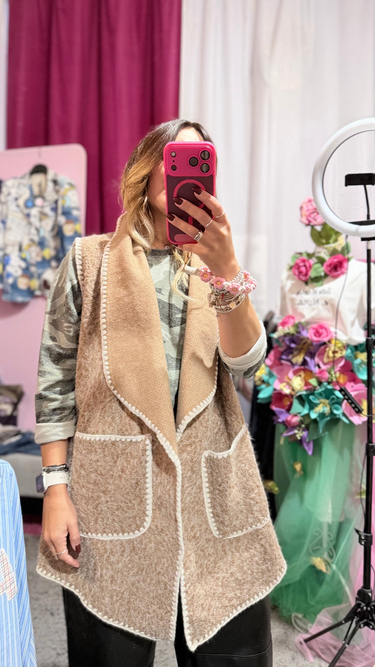 Gilet beige