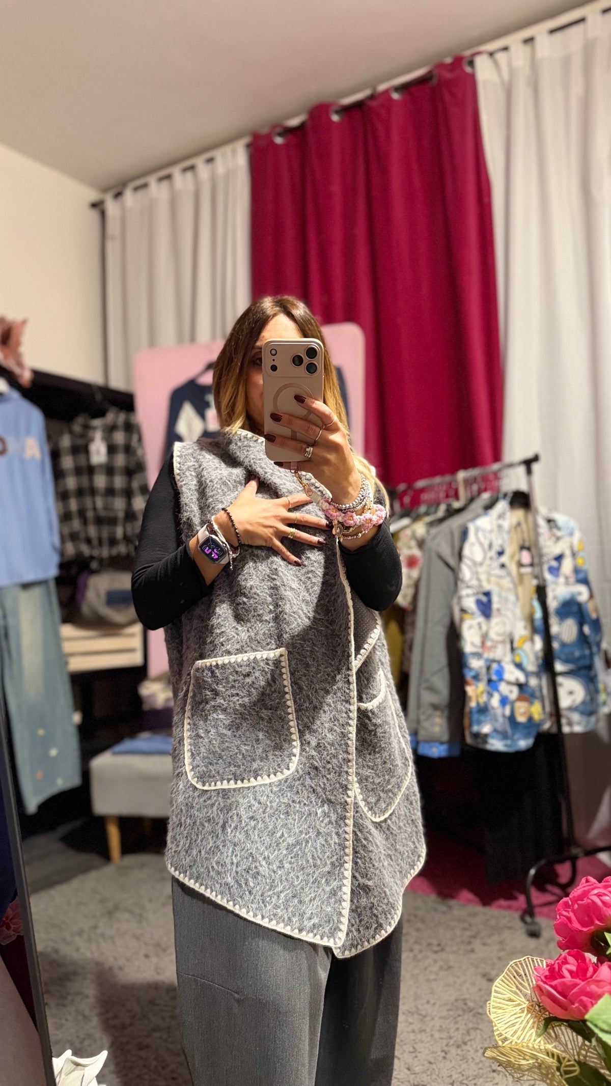 Gilet grigio