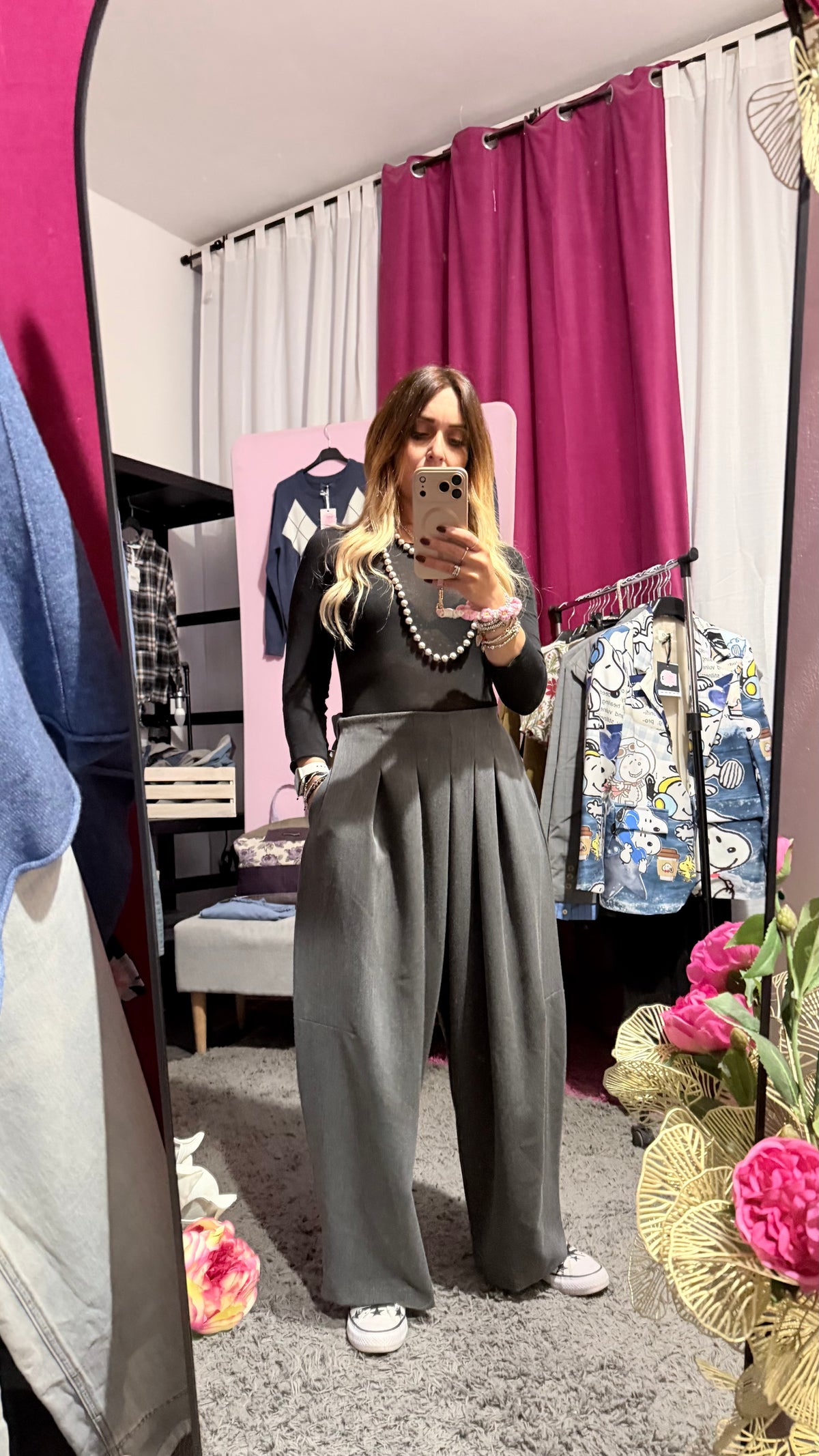 Pantalone sartoriale grigio