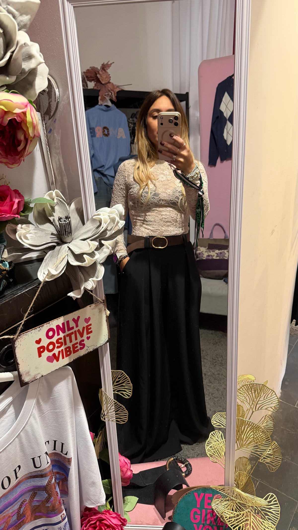Pantalone palazzo nero