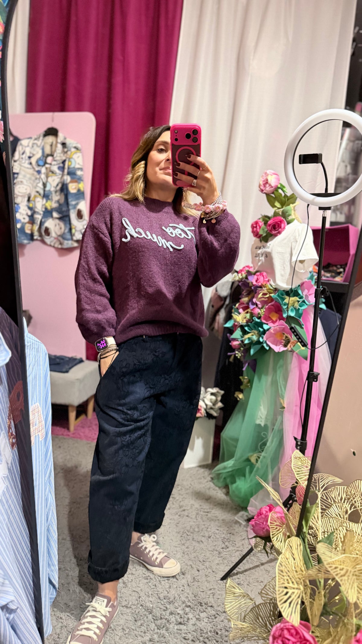 Maglia Too much viola