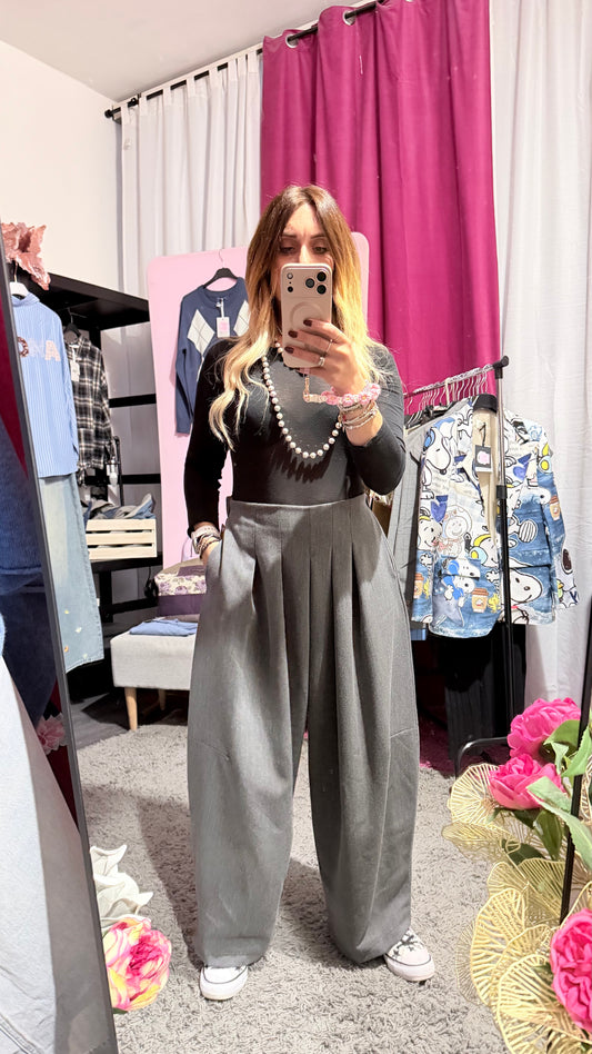 Pantalone sartoriale grigio
