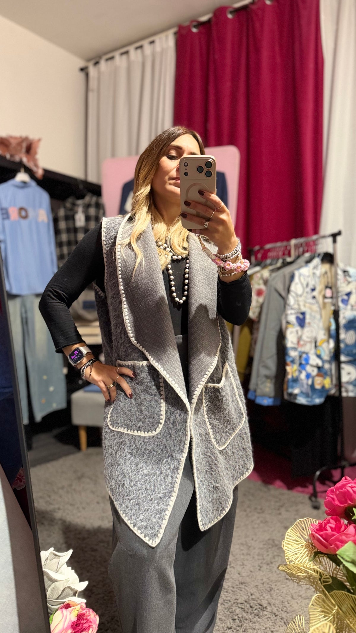 Gilet grigio
