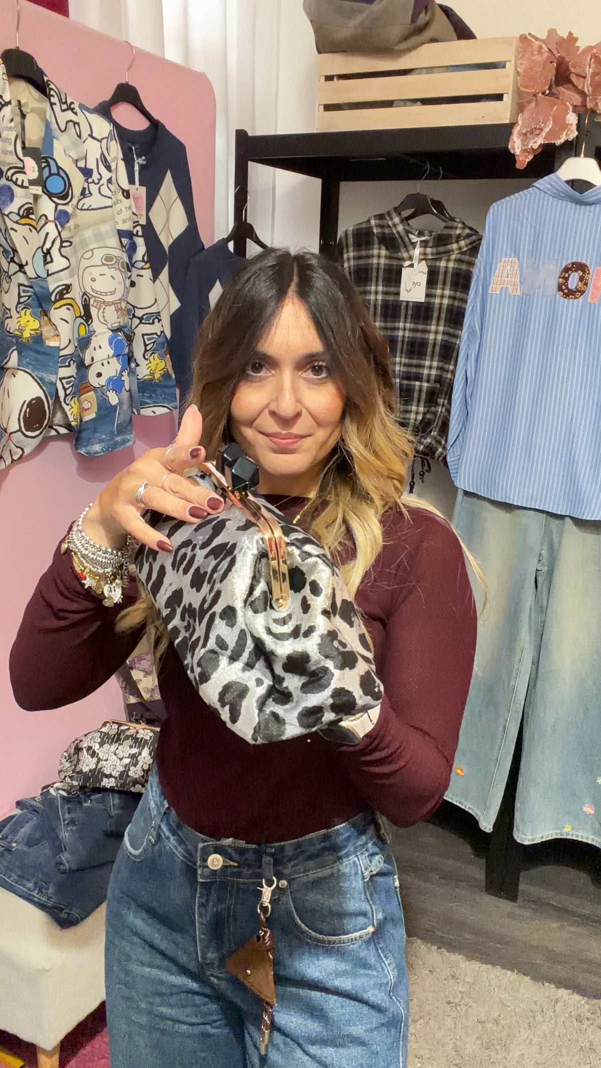 Borsa clip clap animalier