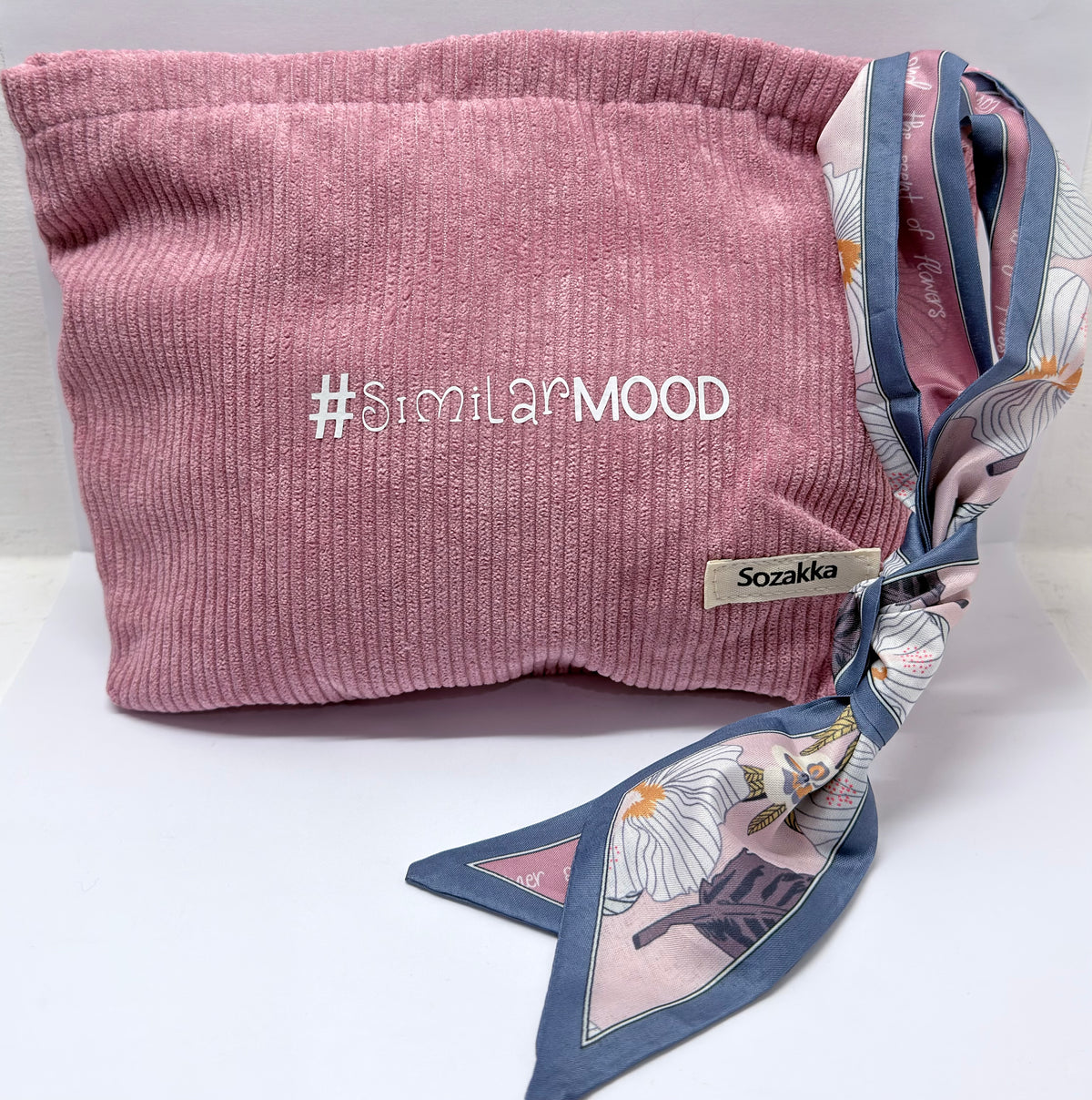 Le #similarMOOD " sorridi" velluto rosa