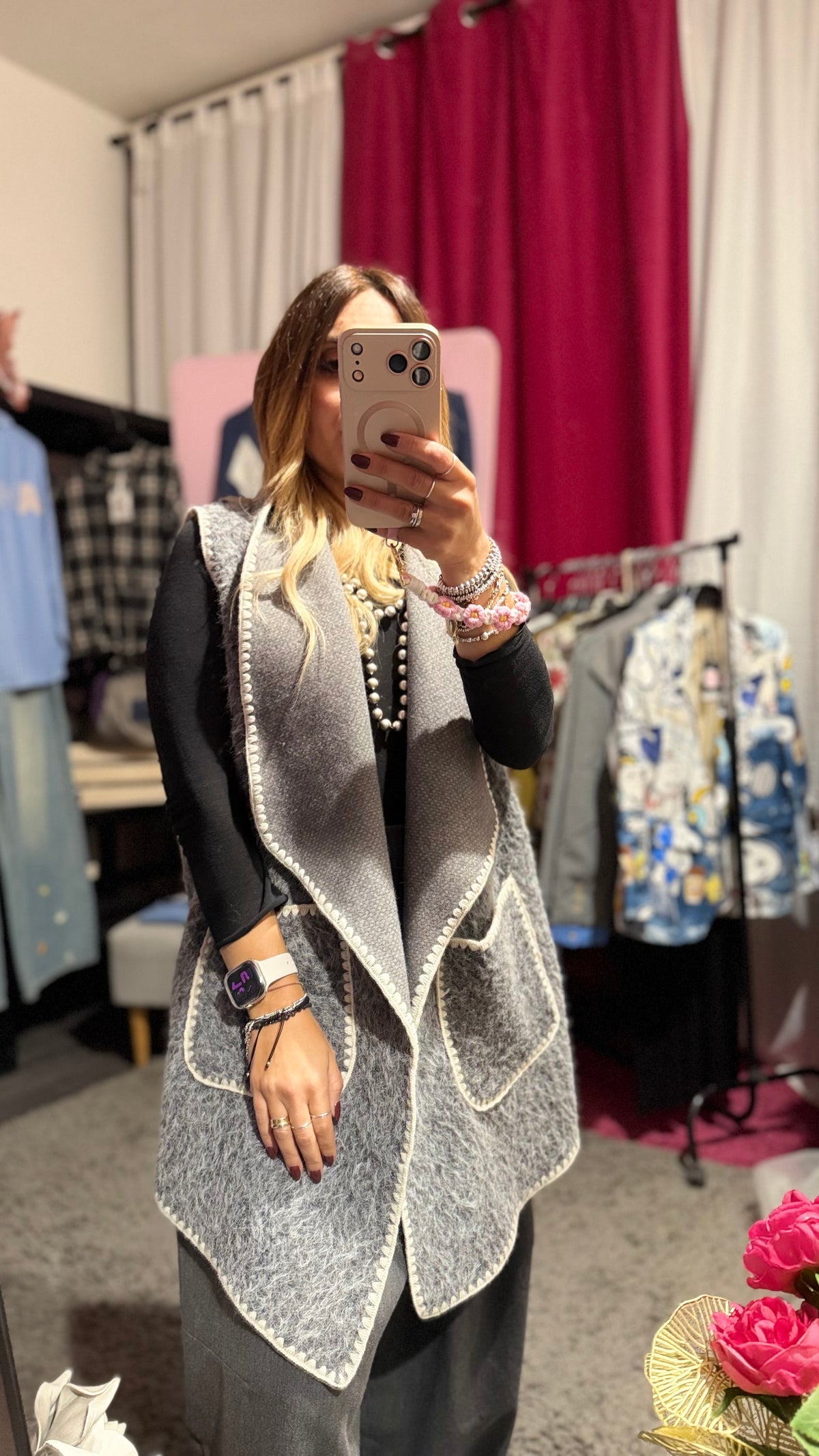 Gilet grigio