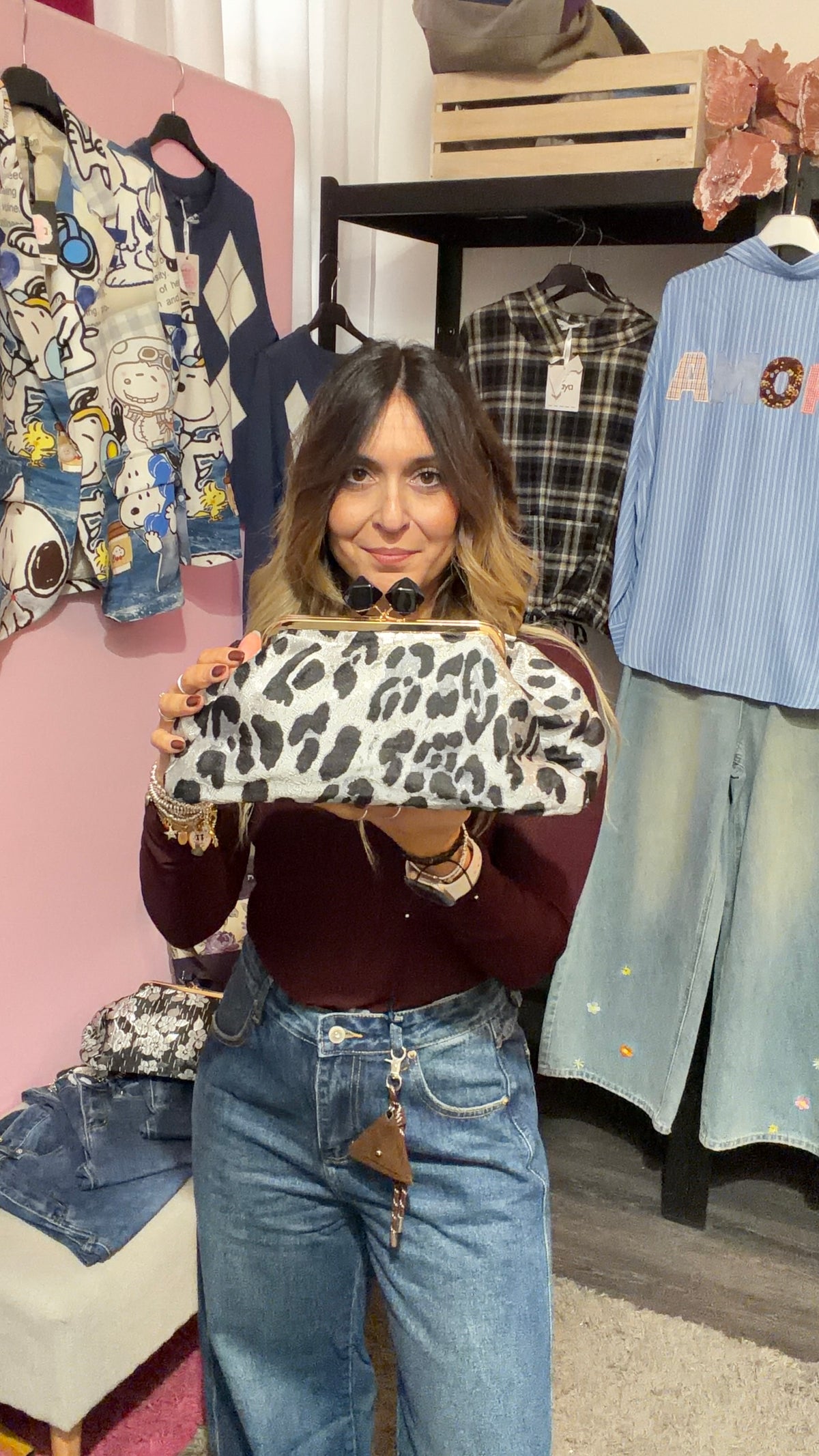 Borsa clip clap animalier