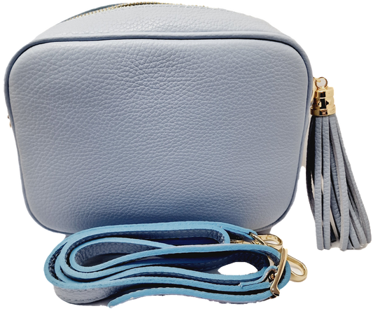 Camera bag azzurro polvere