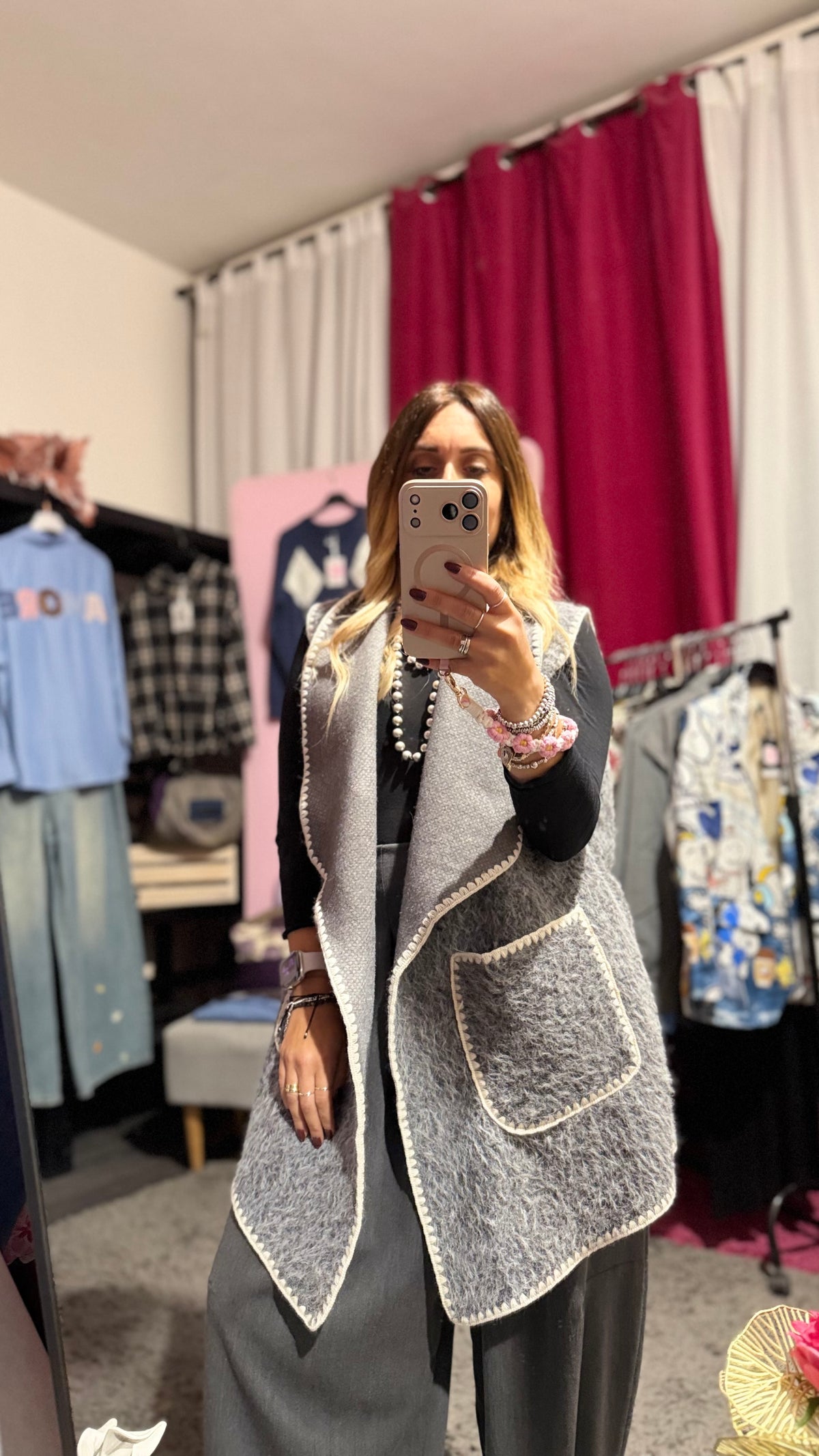 Gilet grigio