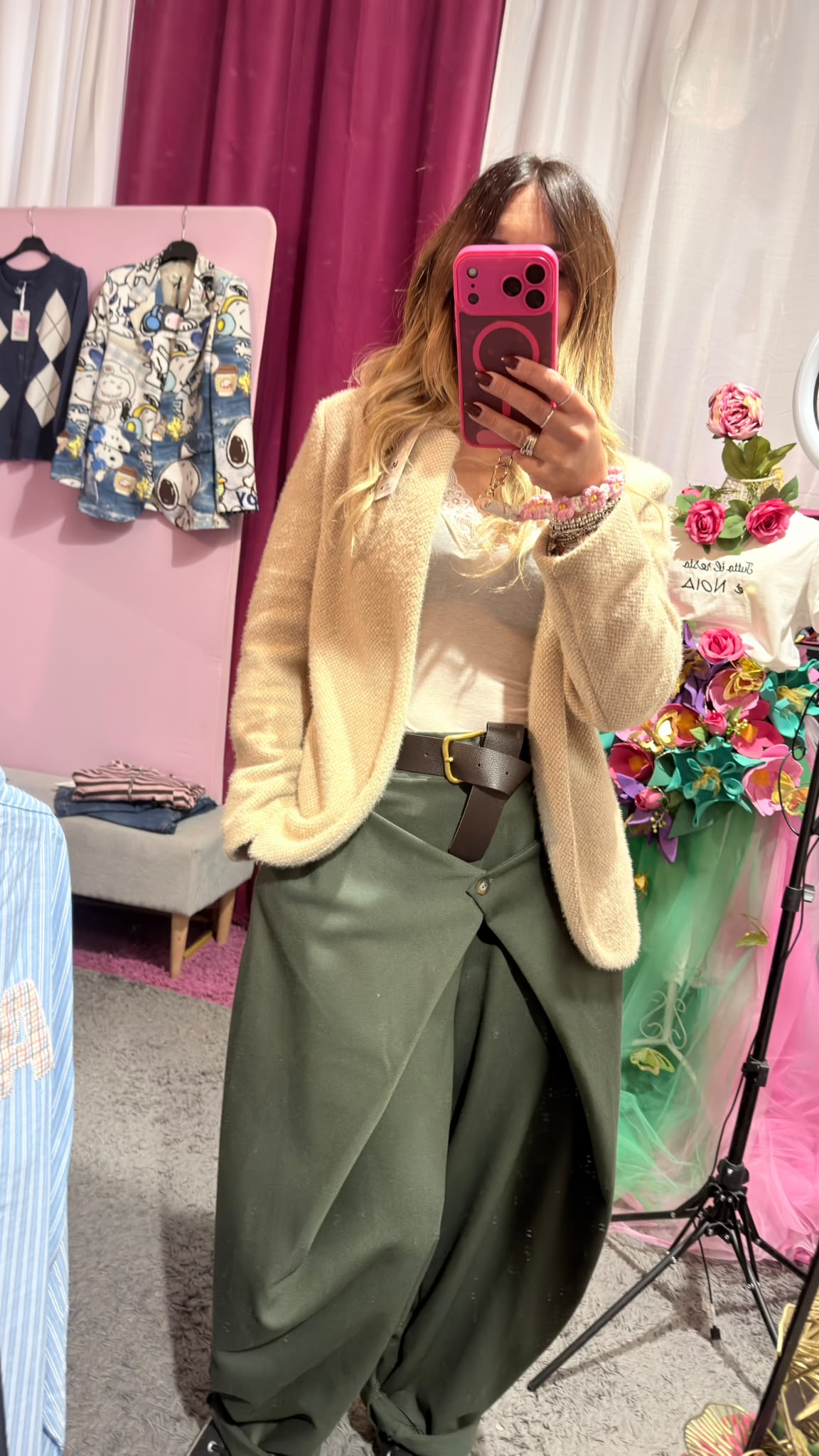 Blazer pelosetto crema