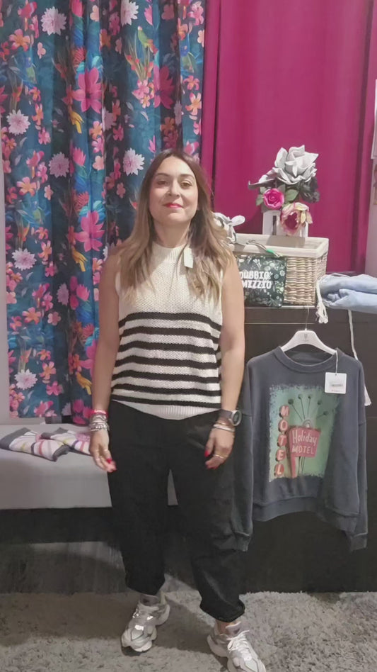 Pantalone a CAROTA nero