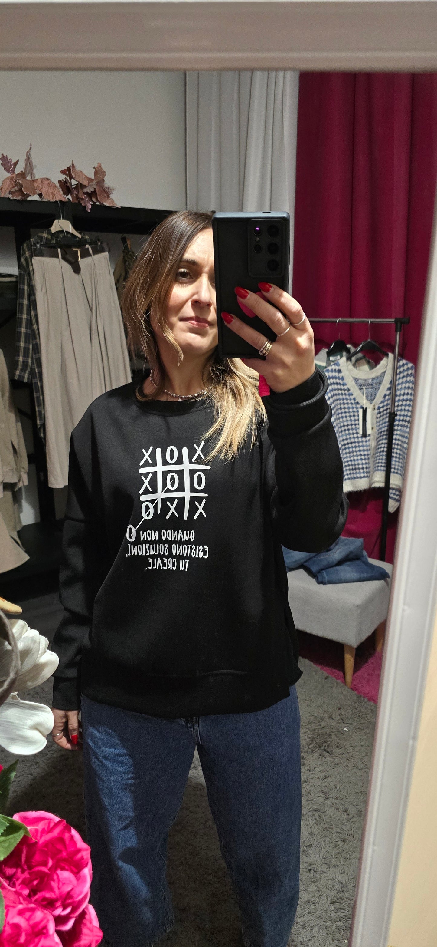 Le #similarMOOD  felpa" soluzioni" nera