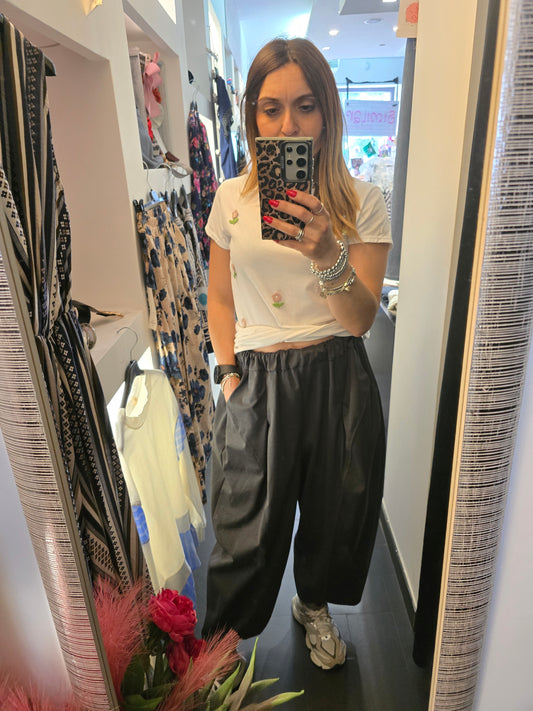 Panta jogger grigio fumo