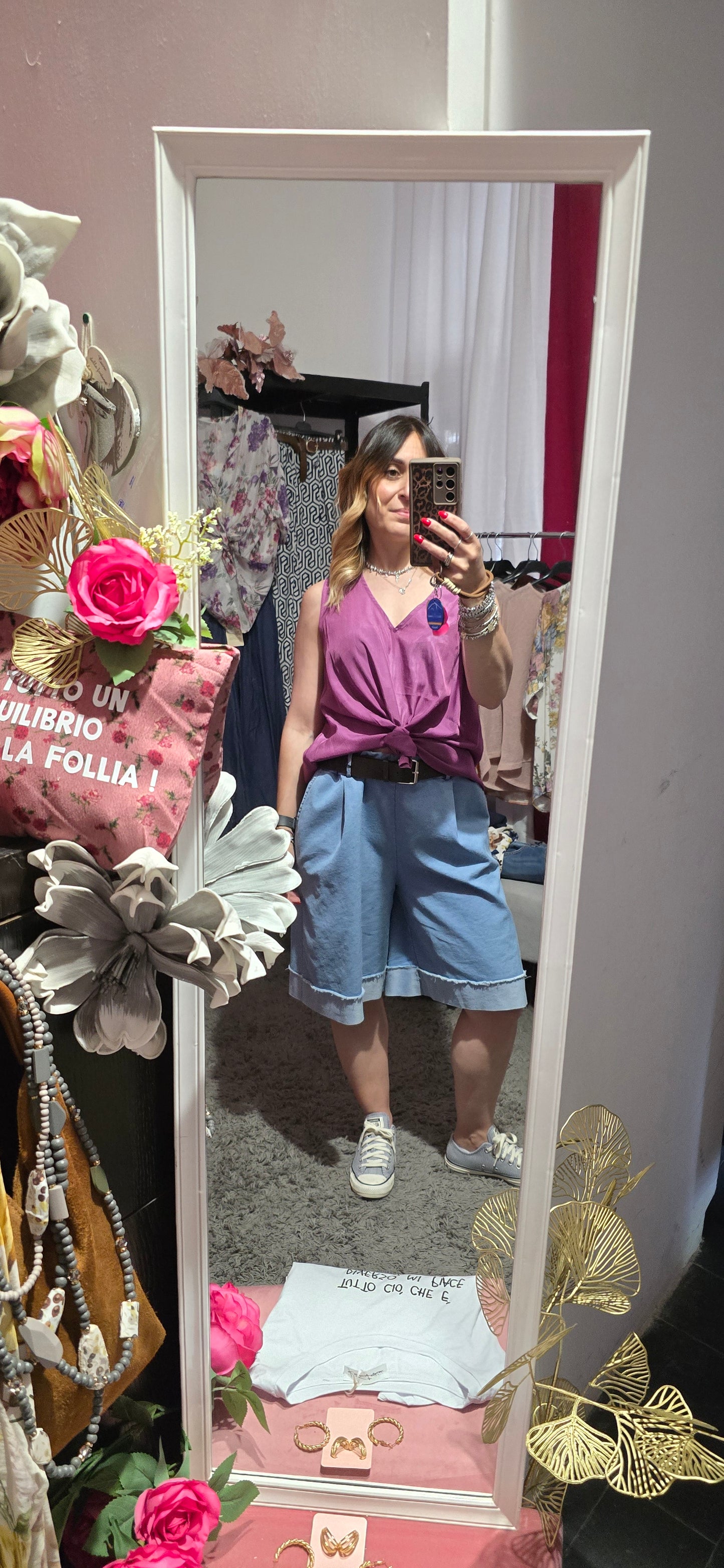 Blusa viola