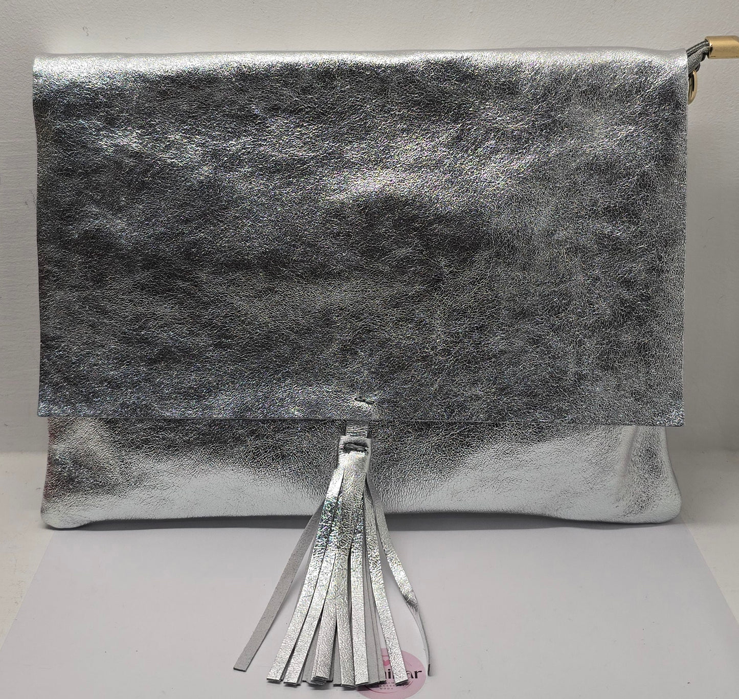 Pochette maxi silver