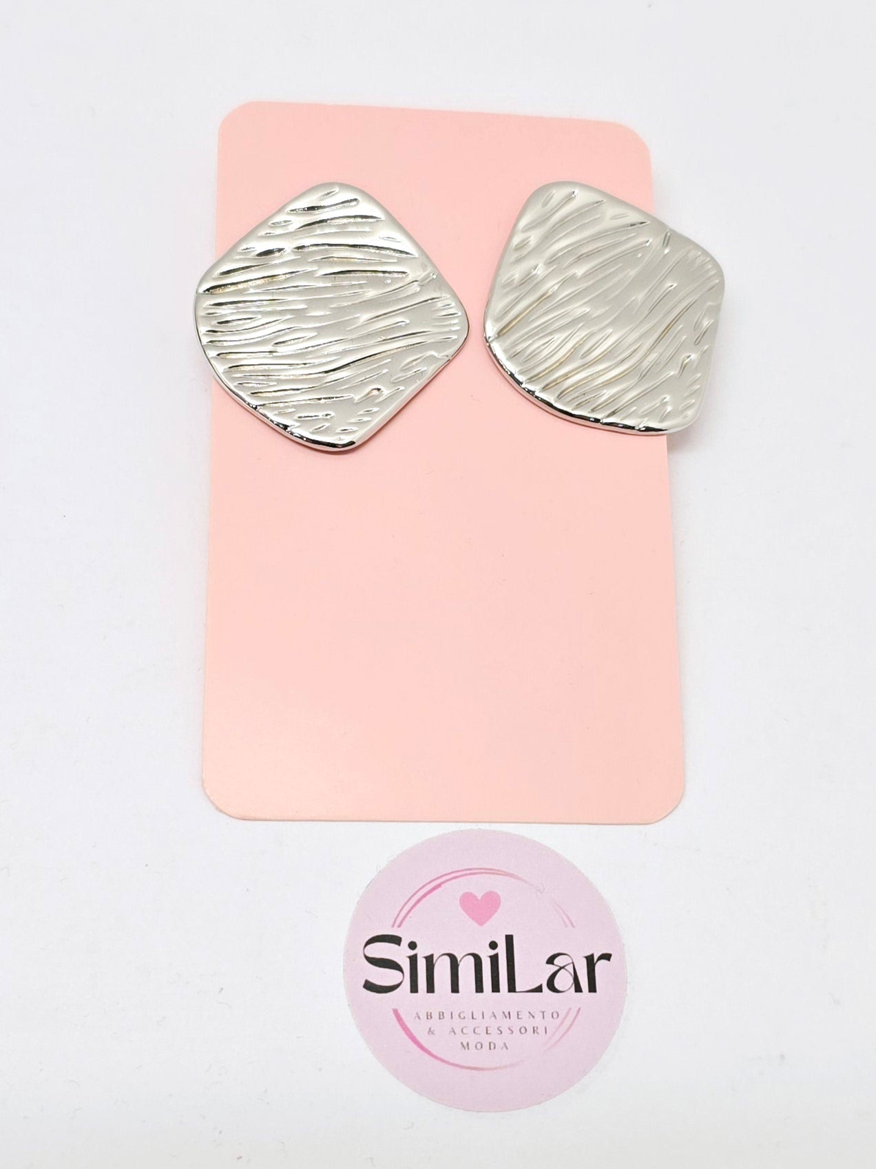 Orecchino rombo silver
