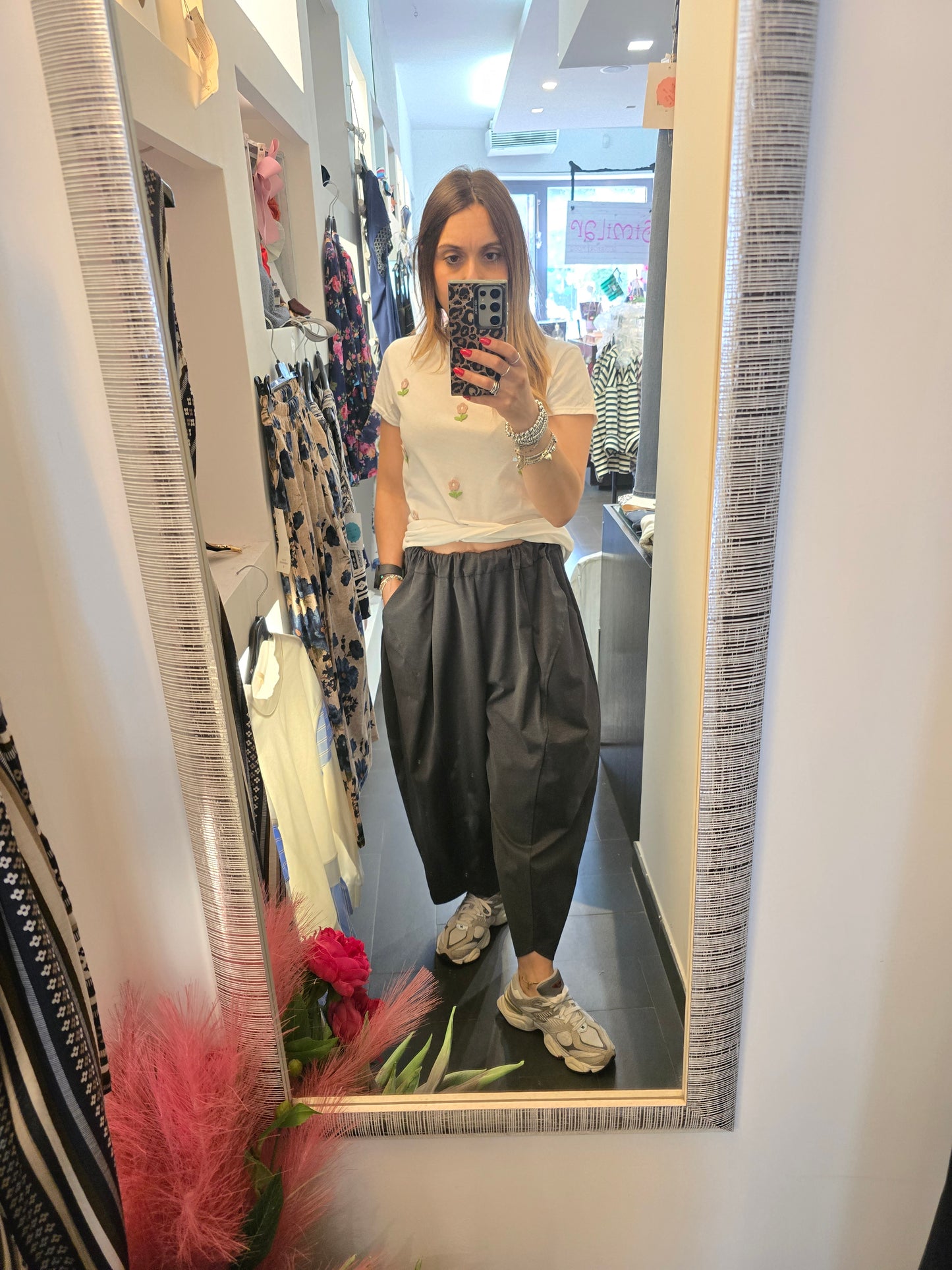 Panta jogger grigio fumo