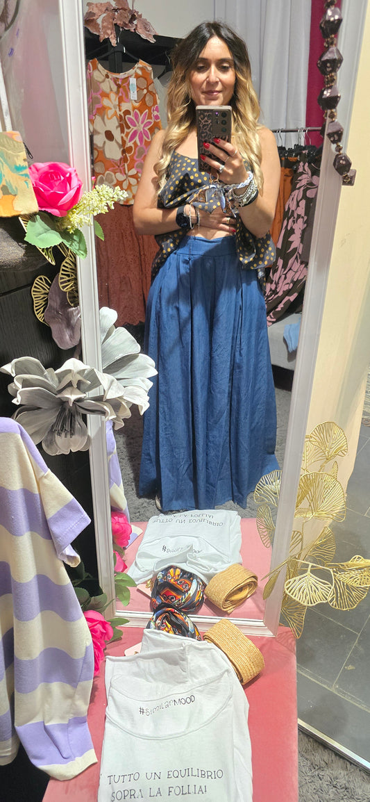 Jeans lyoncell palazzo