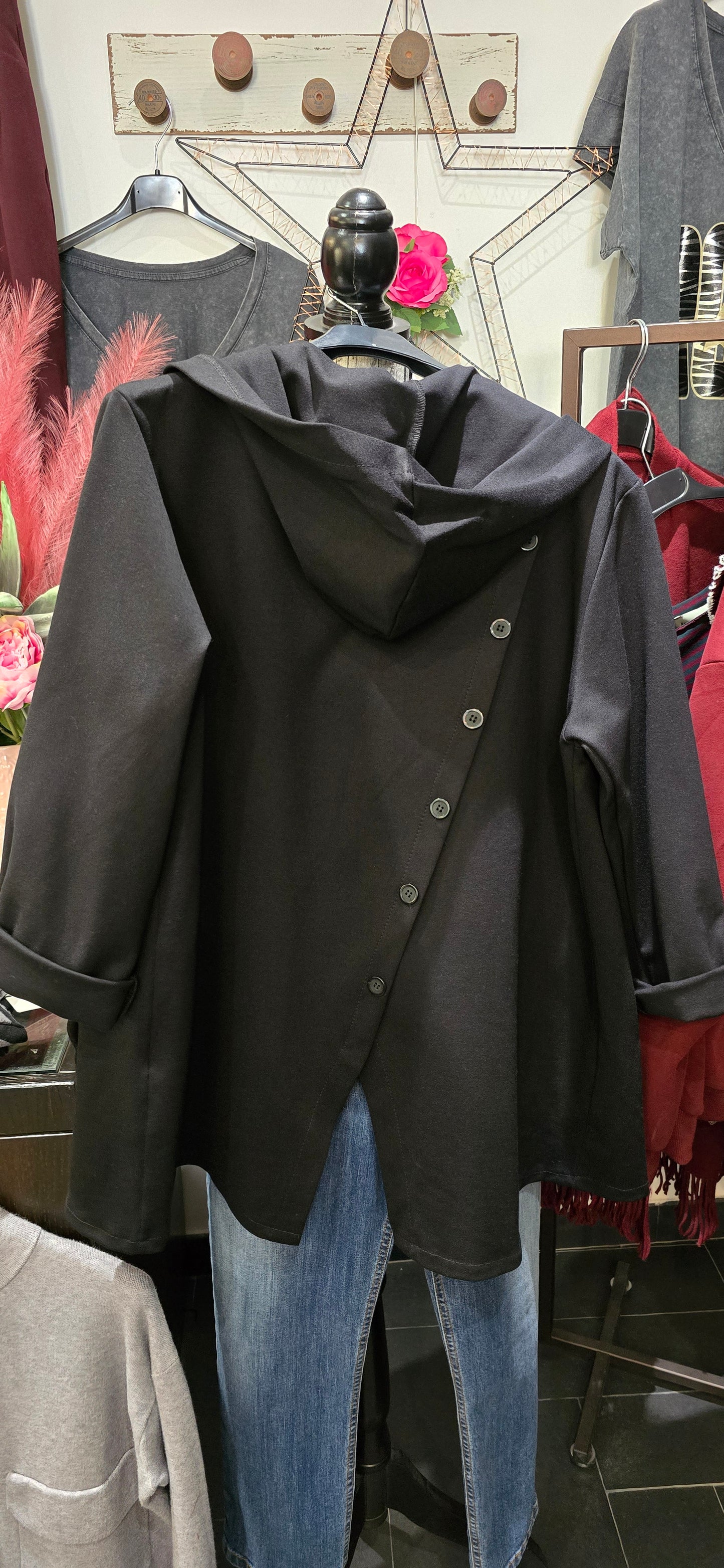 Blazer bottoni nero