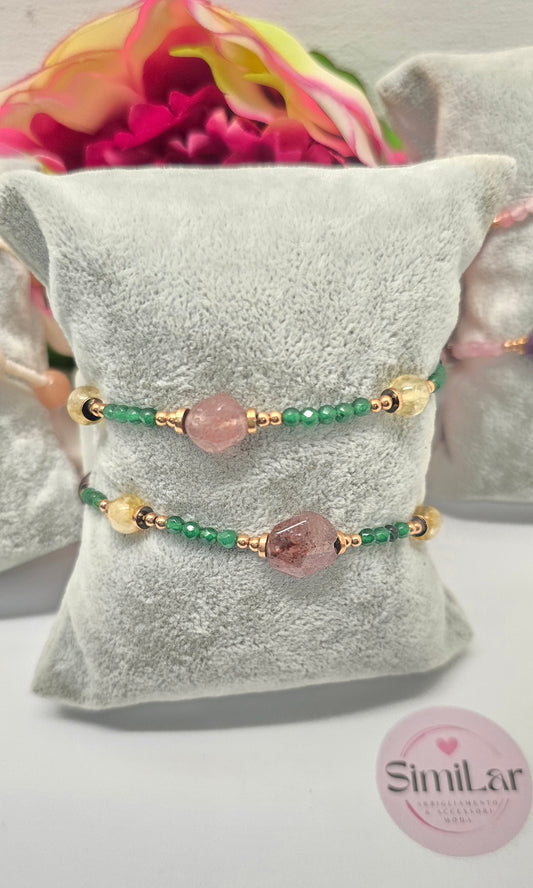 Bracciale pietra dura verde